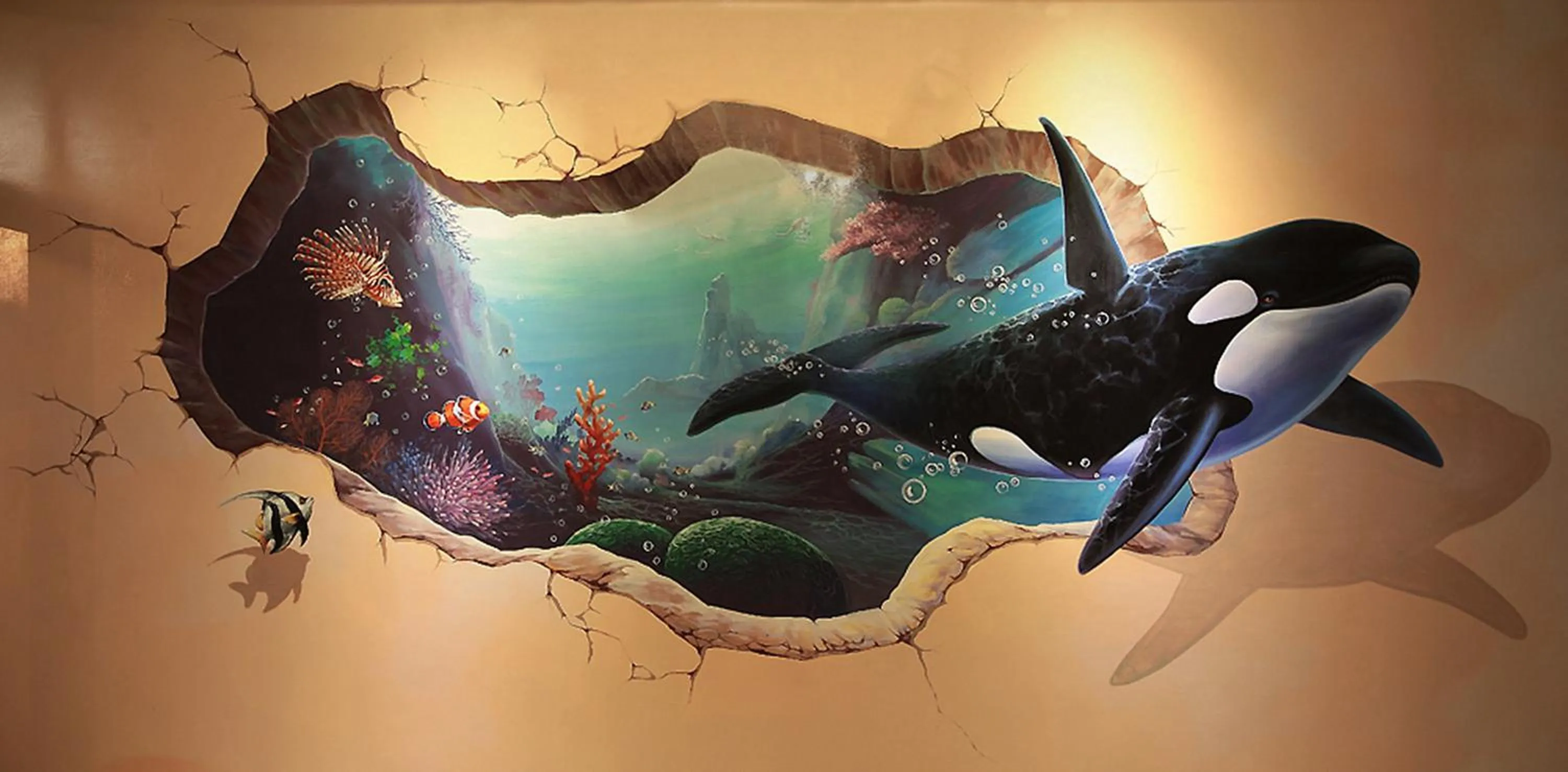 Decorative detail in 3D Sunflower Embossed B&B