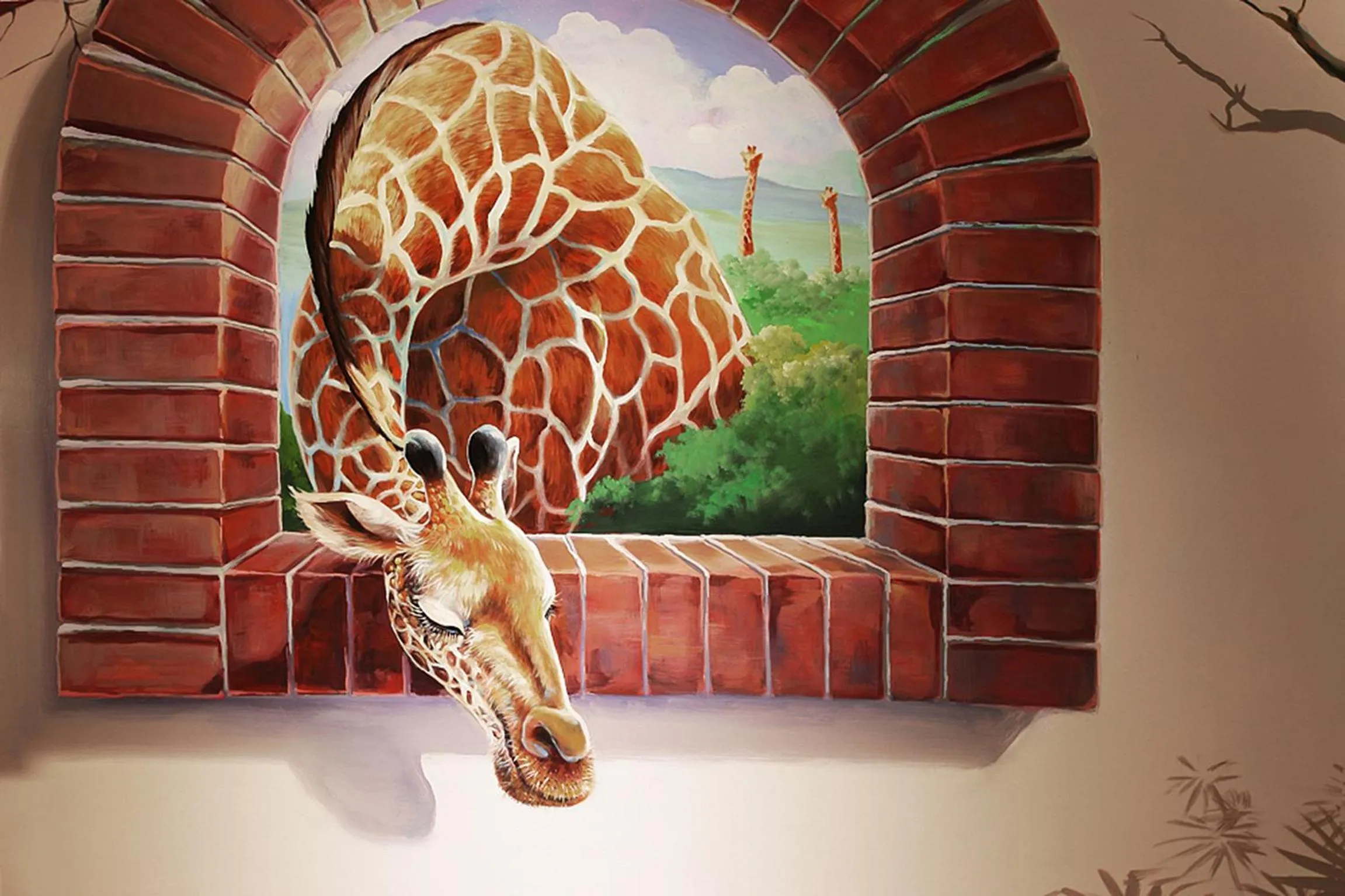 Decorative detail in 3D Sunflower Embossed B&B