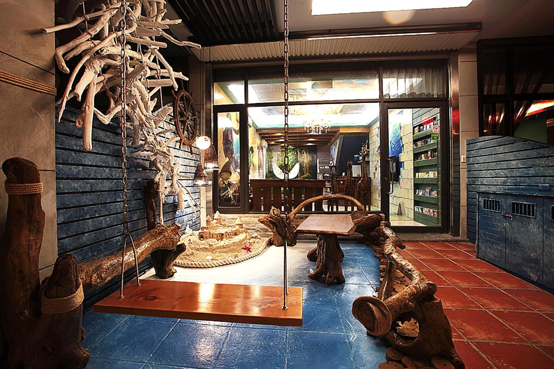 Facade/entrance in 3D Sunflower Embossed B&B