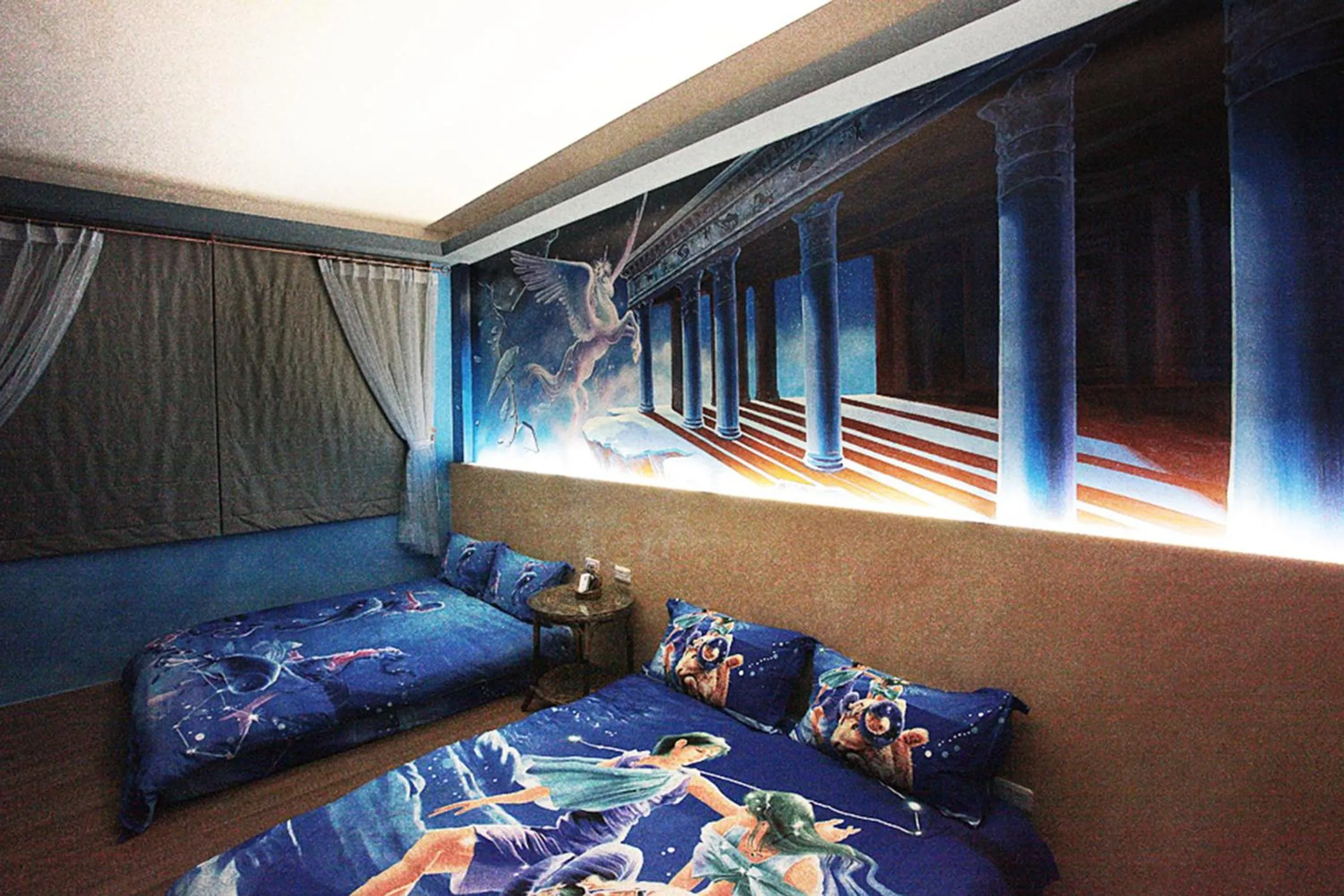 bunk bed, Bed in 3D Sunflower Embossed B&B