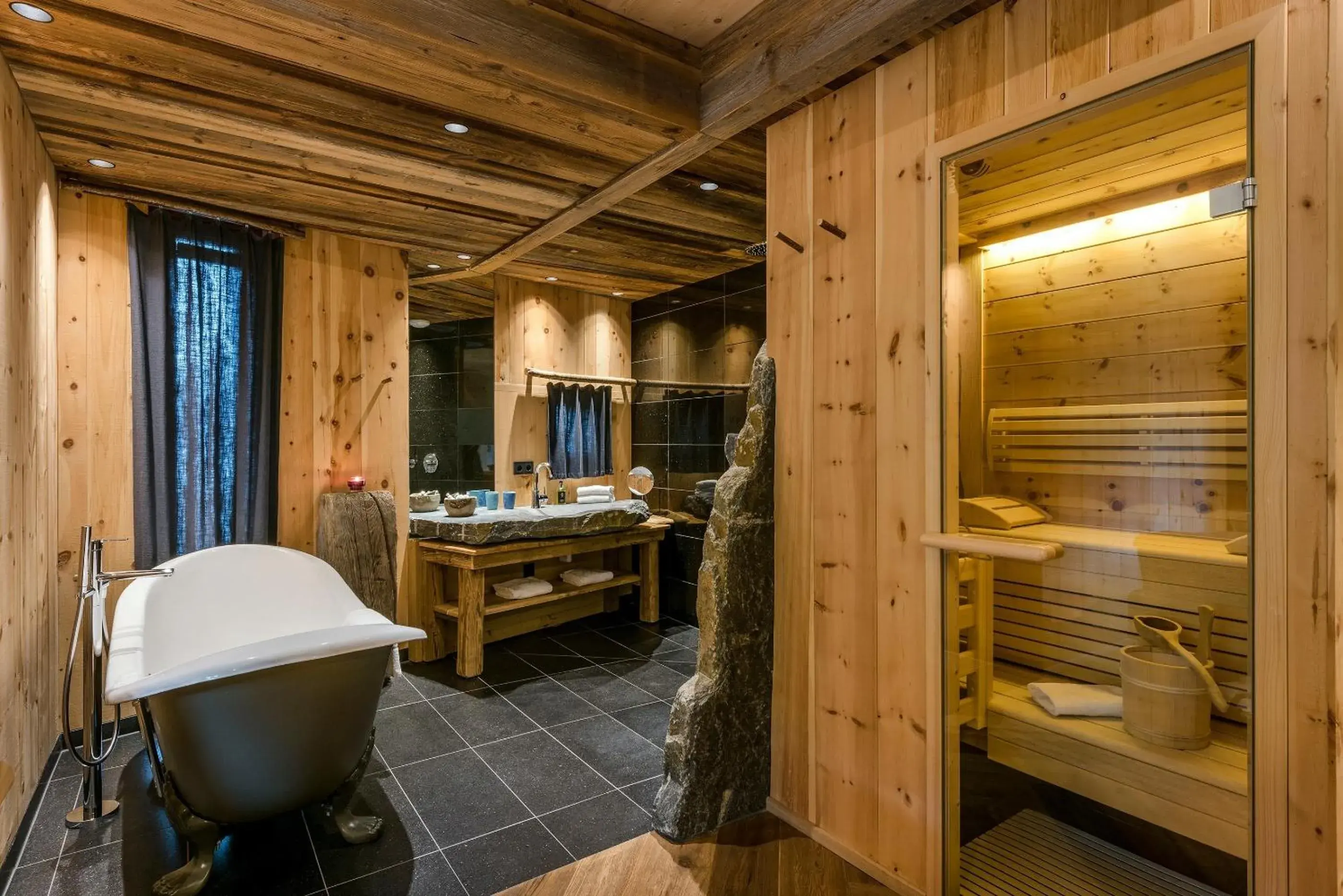 Double Room with Balcony, Bath and Sauna - single occupancy in mama thresl Double Room with Balcony, Bath and Sauna - single occupancy in mama thresl