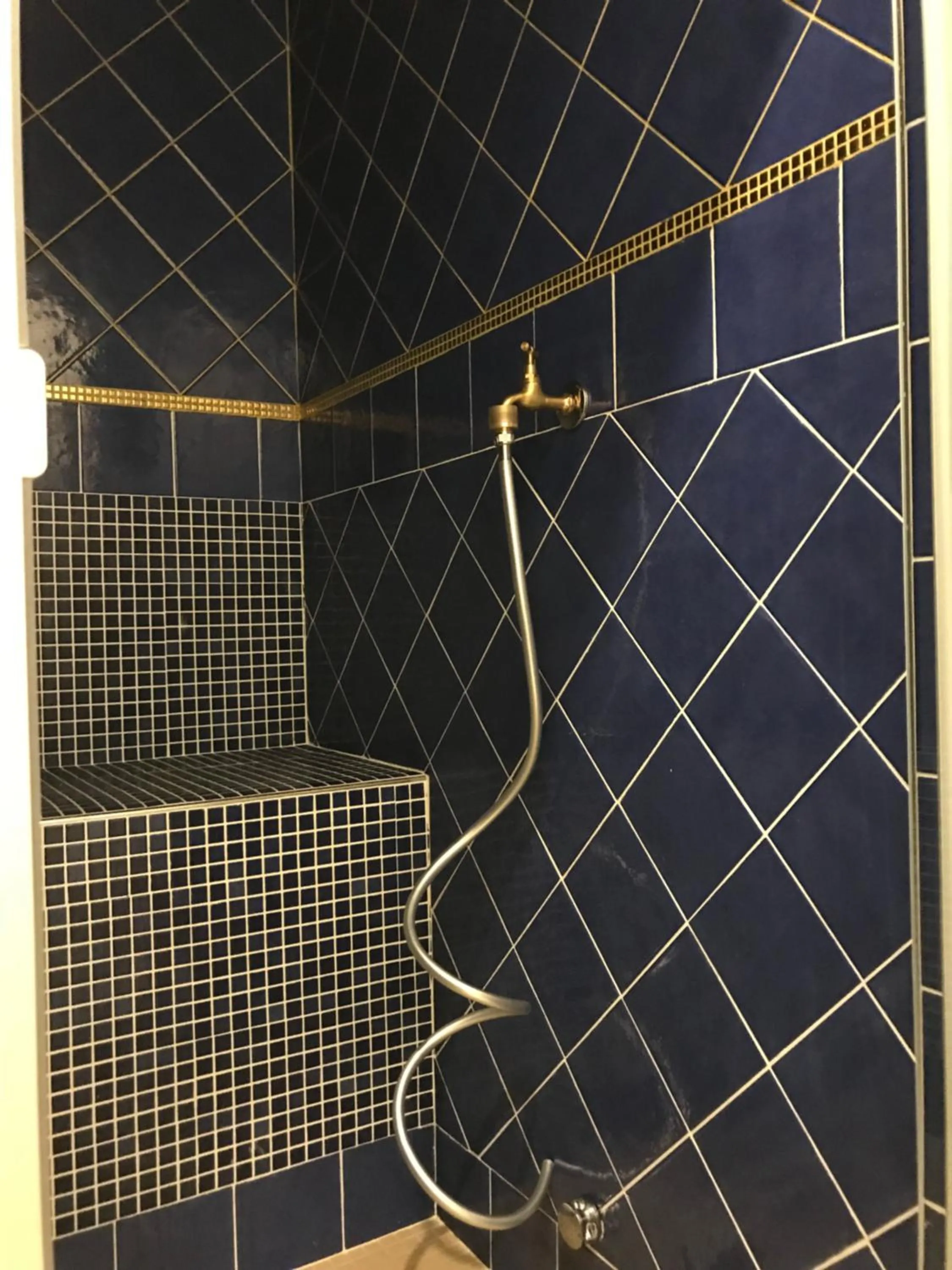 Steam room in Bed & Wellness Fisterre