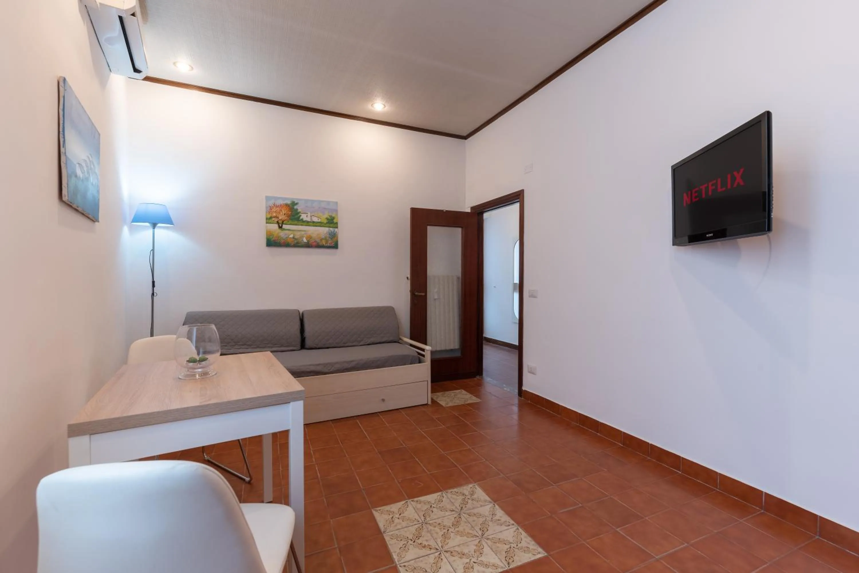 Living room in Evelina in Trastevere