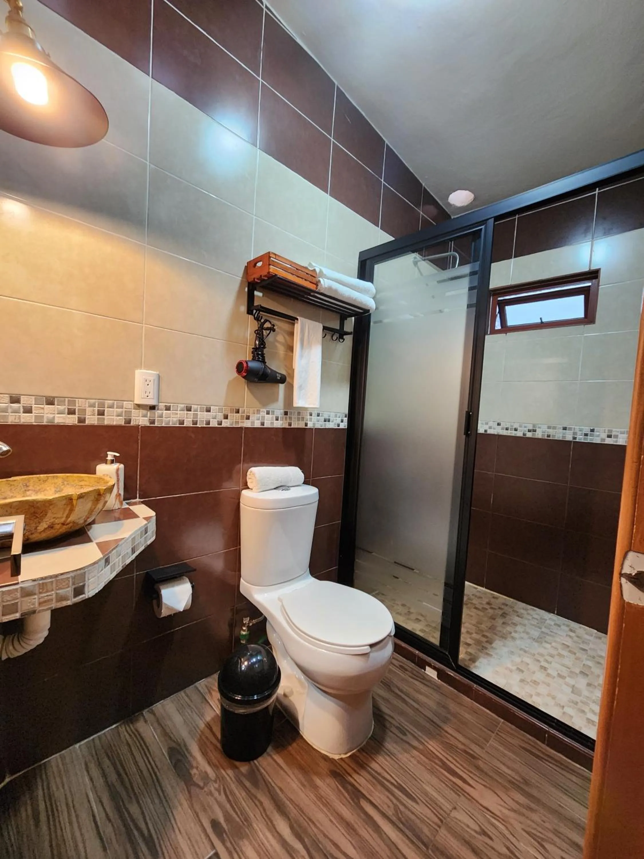 Shower in Piedra Negra Boutique Hotel