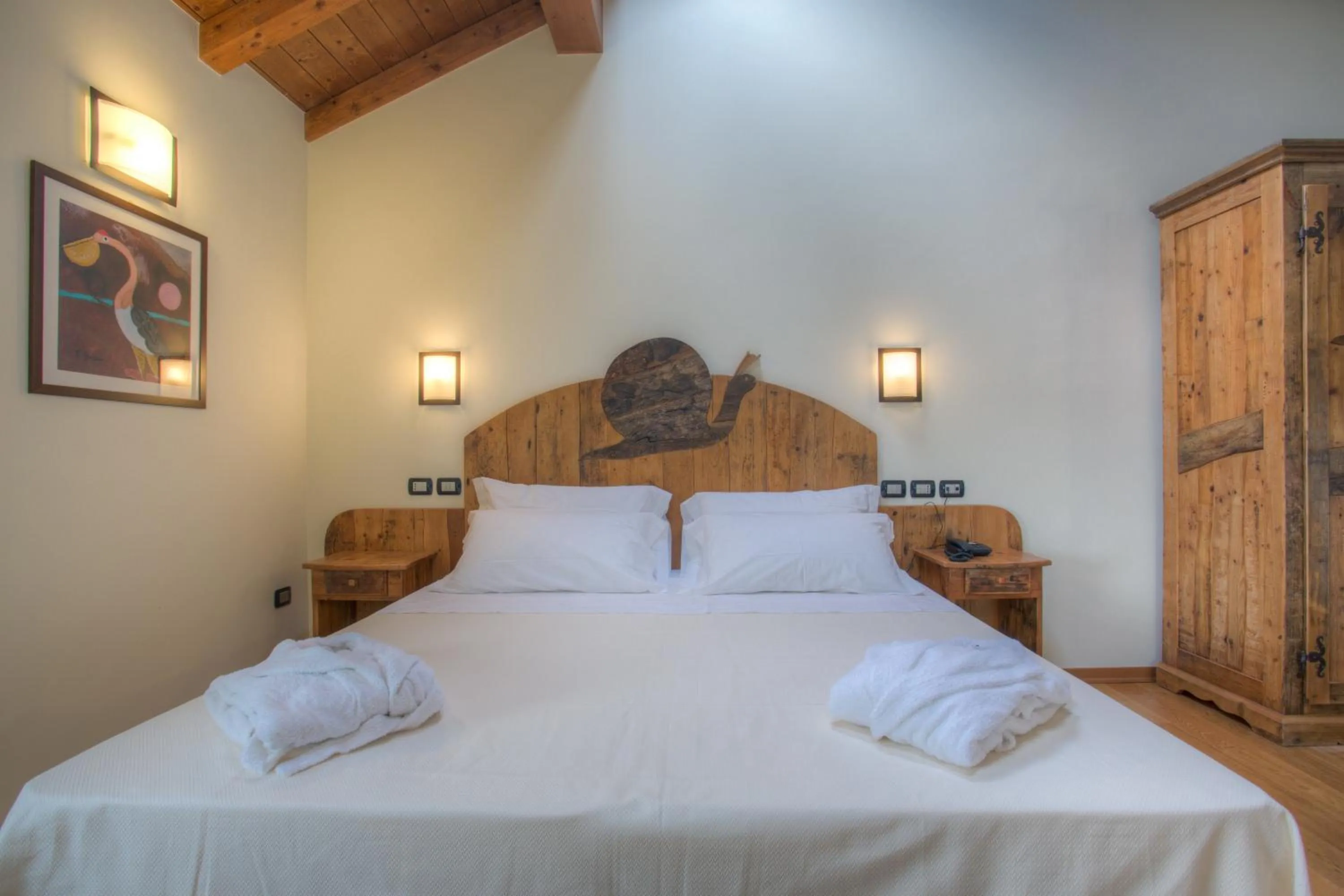 Bed in Hotel Il Duca Del Montefeltro