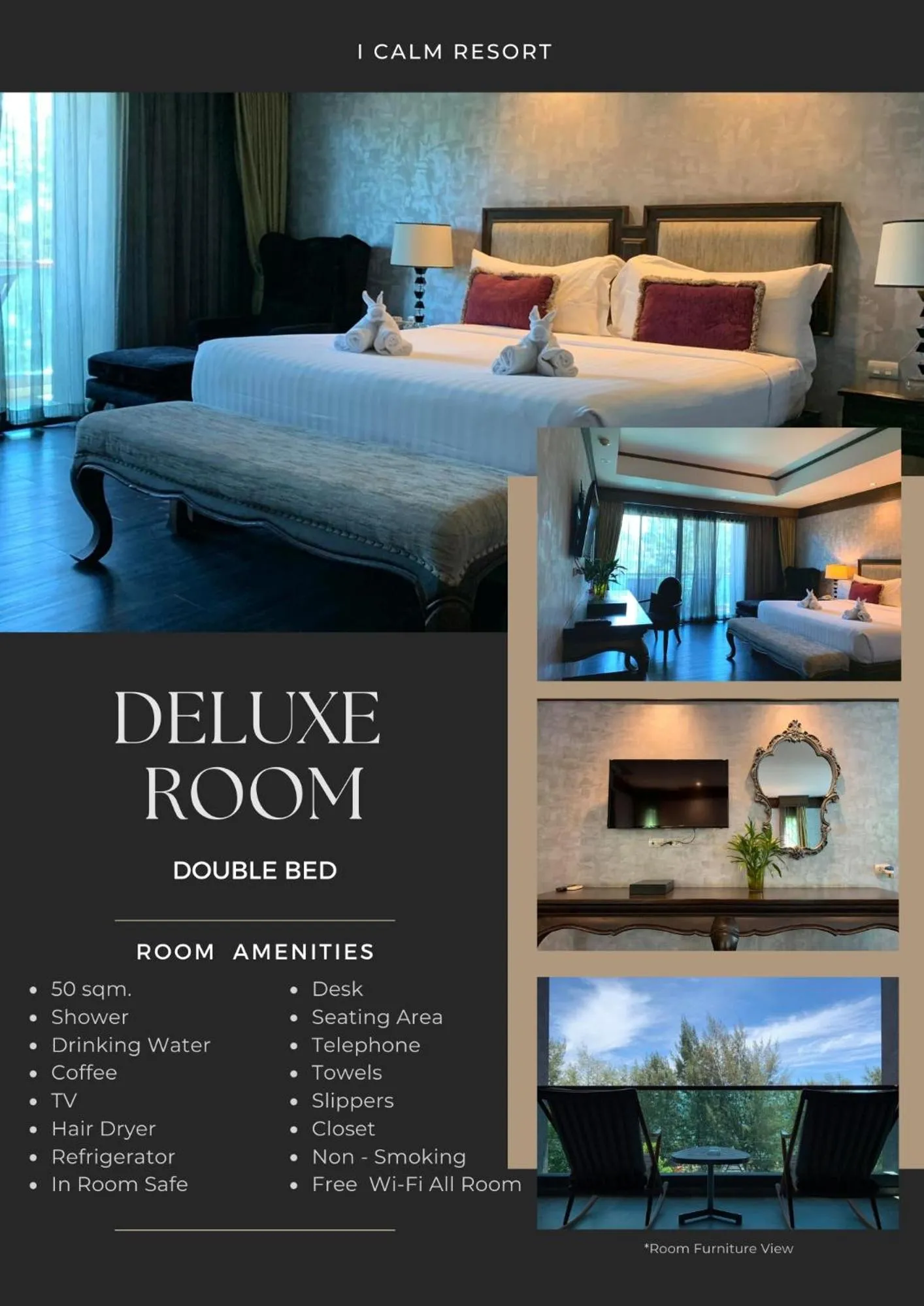 Bed in I Calm Resort Cha Am