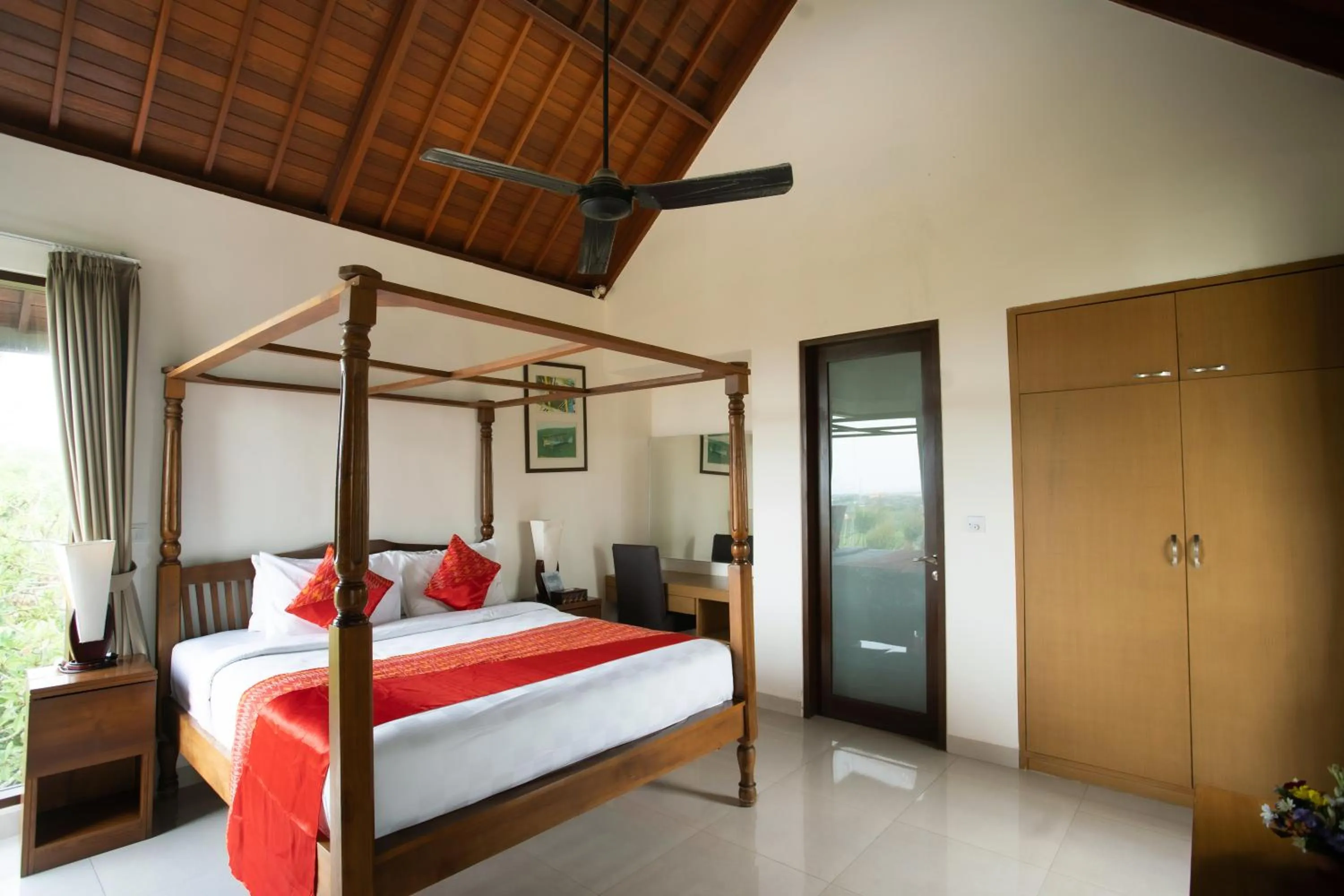 Bed in Jimbaran Sea View Villa