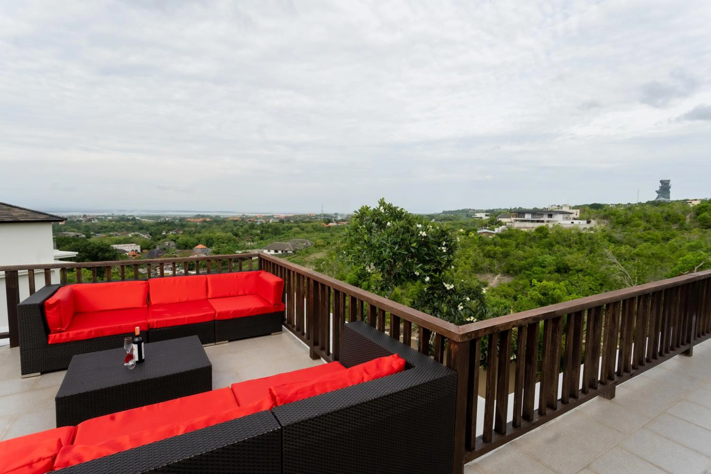 Balcony/Terrace in Jimbaran Sea View Villa