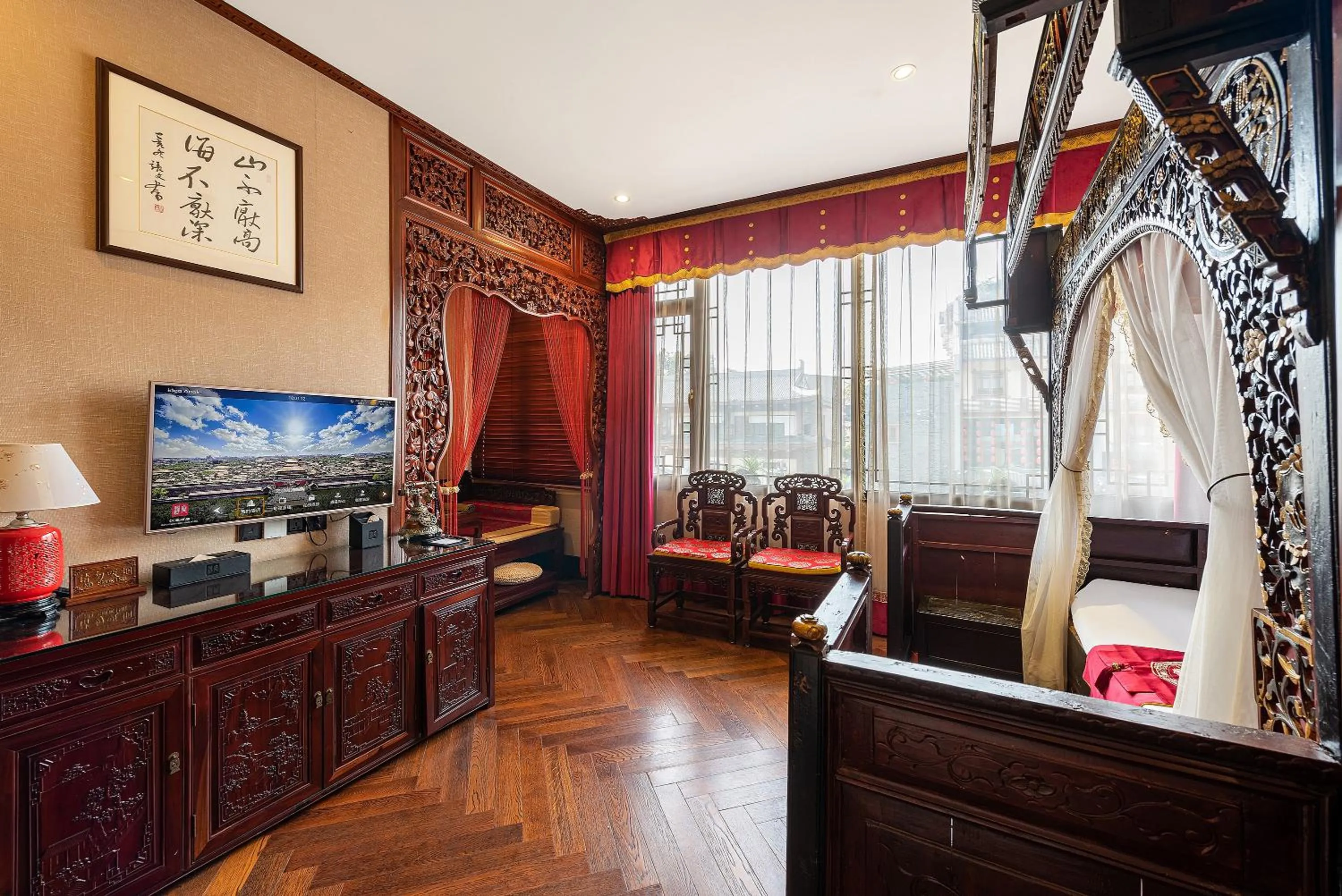 Photo of the whole room in ChengDu Wuhou Temple Han Dynasty Hotel