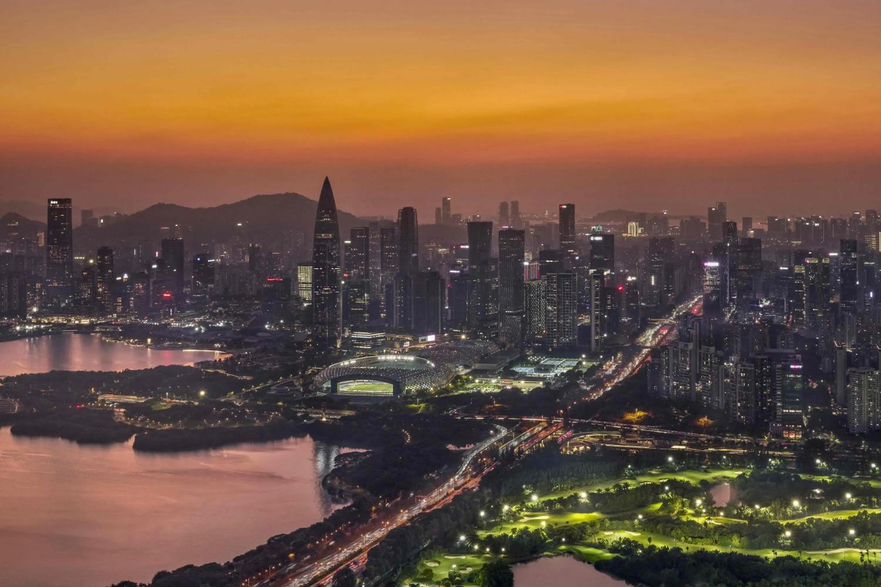 Bird's eye view in Shangri-La Nanshan, Shenzhen, Stay for 2 consecutive nights and enjoy breakfast