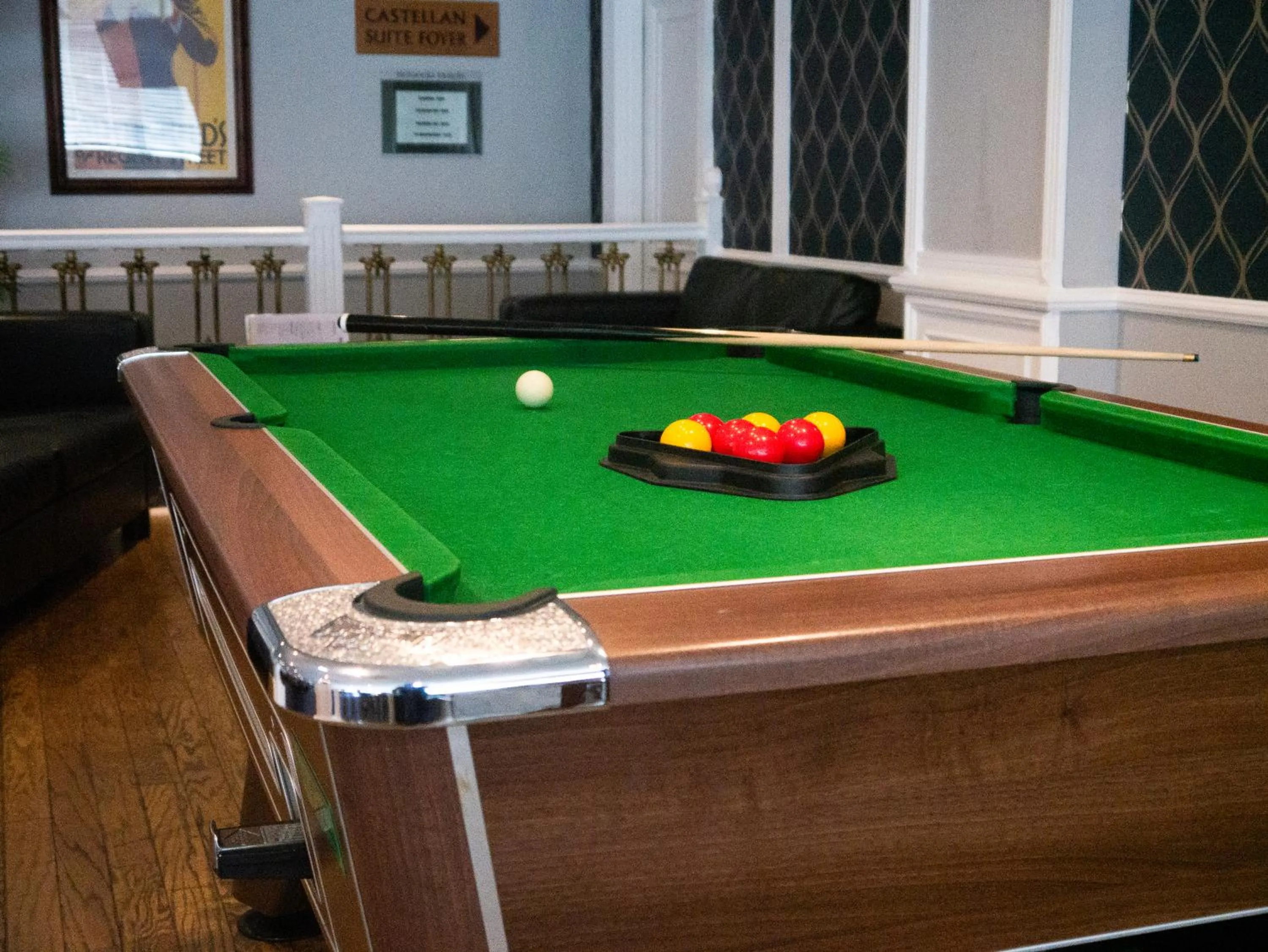 Game Room in Britannia Hotel Newcastle Airport