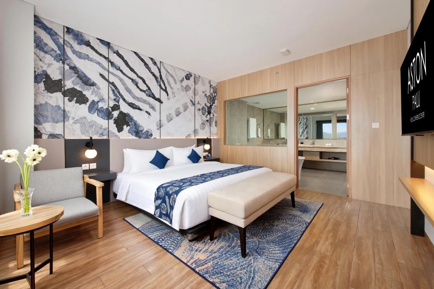 Bedroom, Bed in Aston Palu Hotel & Conference Center