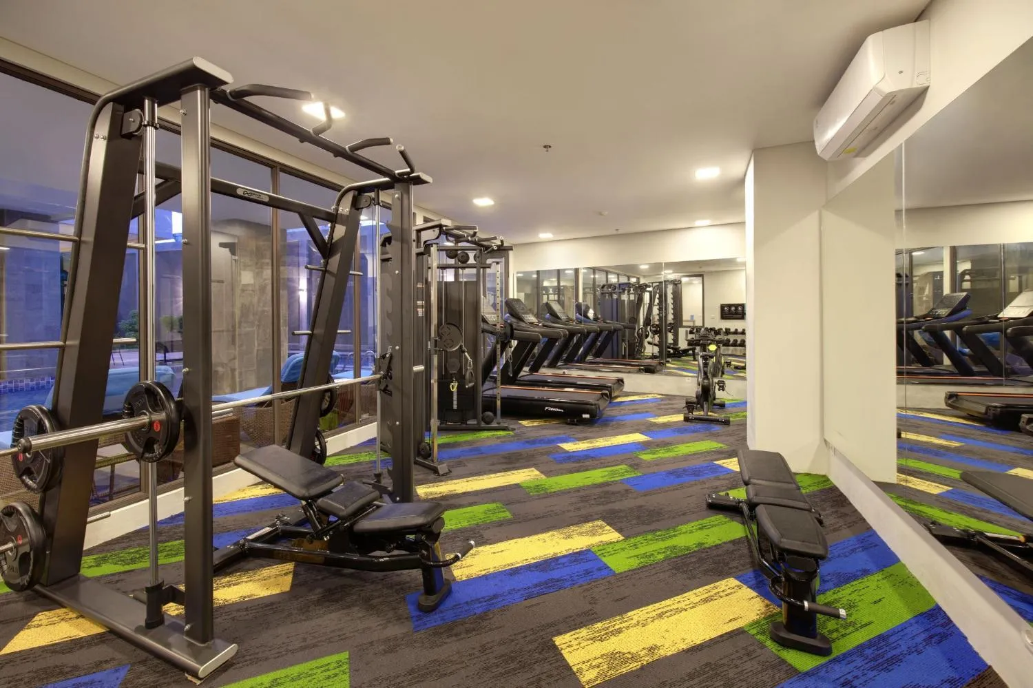 Fitness centre/facilities in Aston Palu Hotel & Conference Center