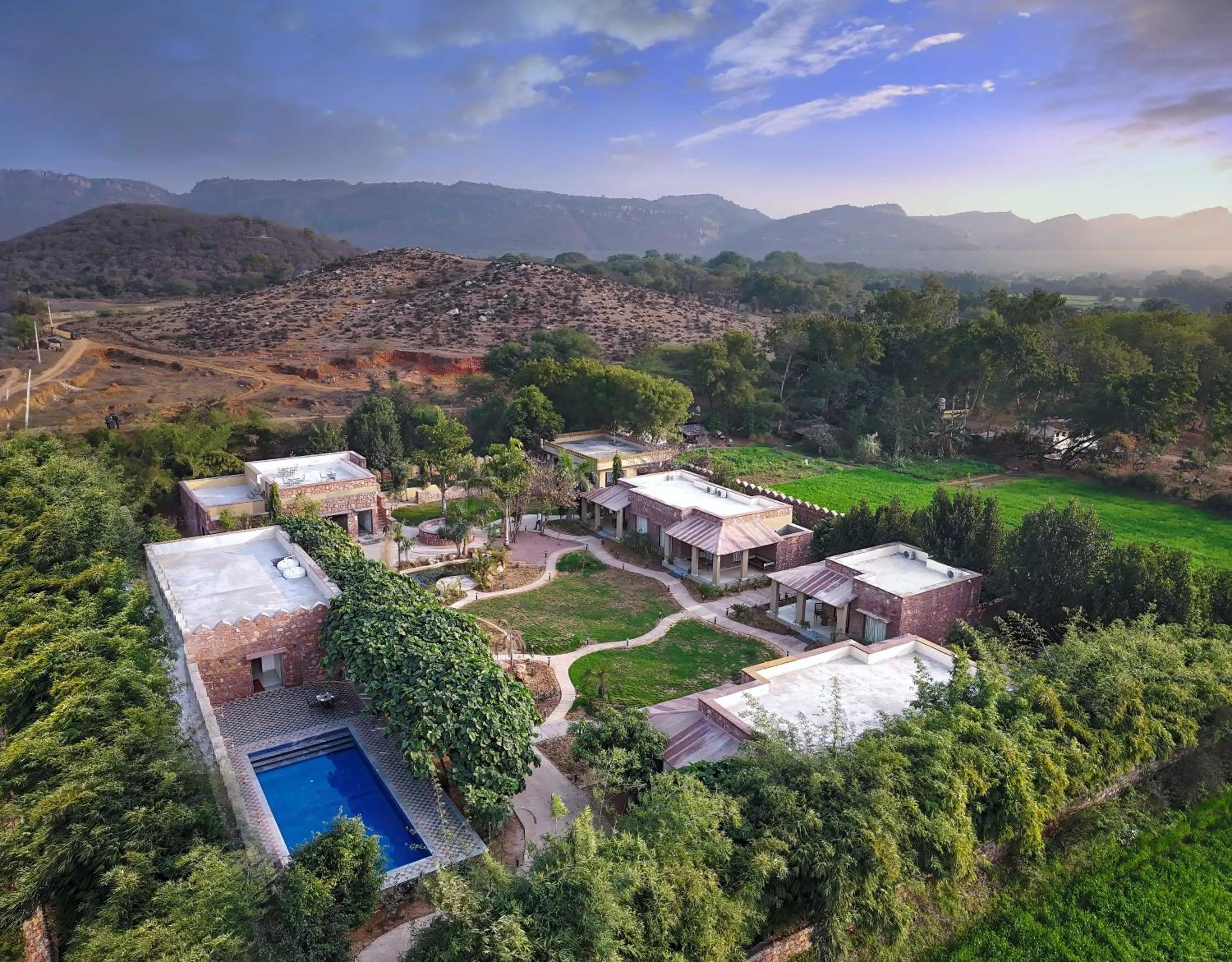 View (from property/room) in Aranya Vilas, Ranthambhore