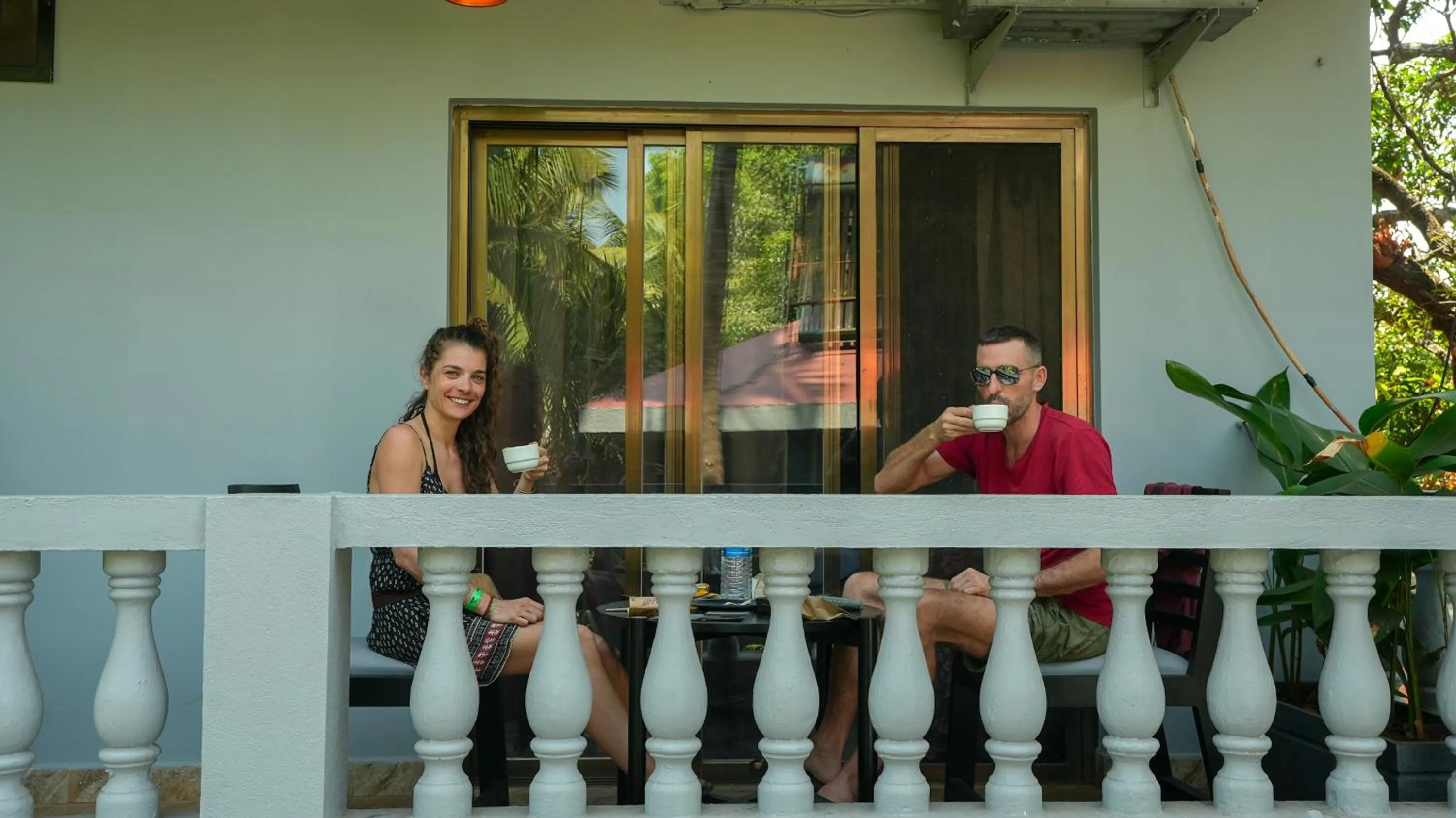 Balcony/Terrace in Sortby Stays, Vagator