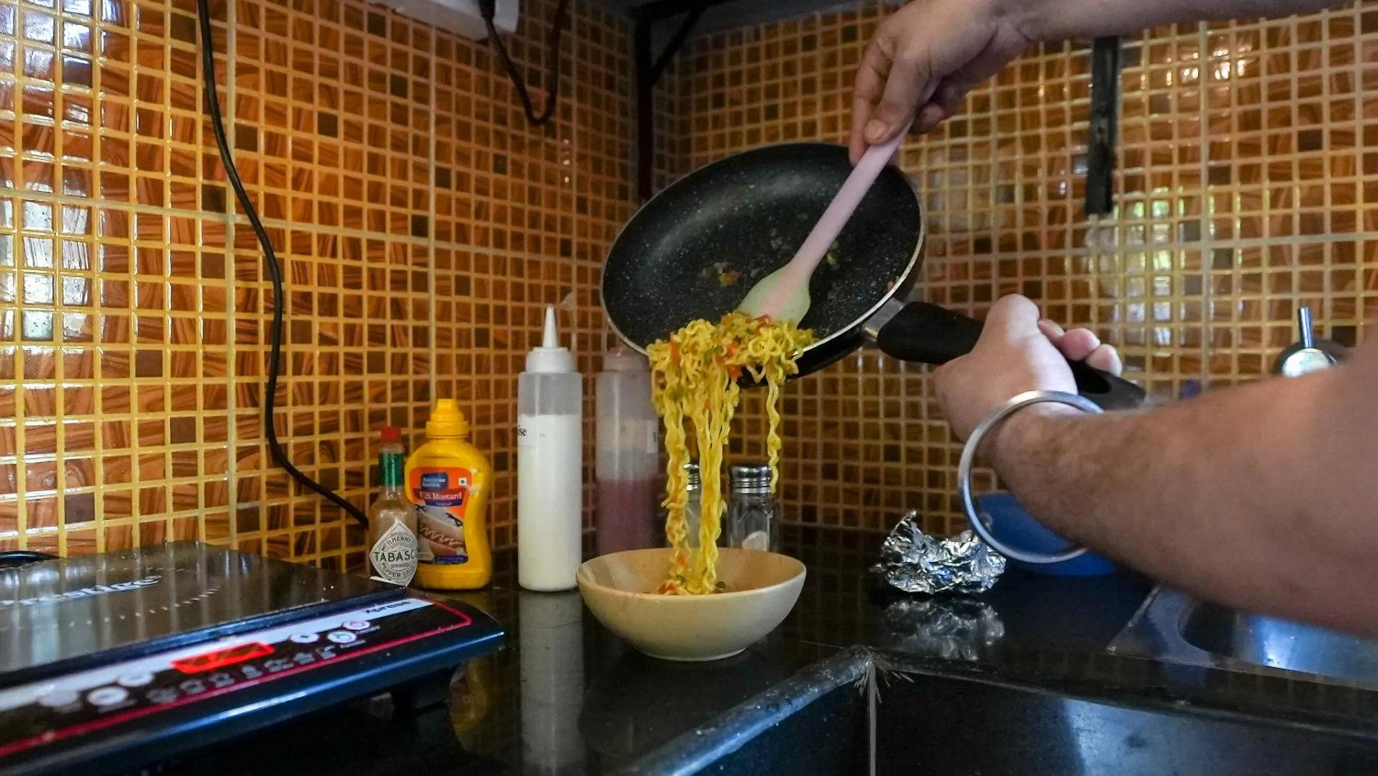 Kitchen or kitchenette in Sortby Stays, Vagator