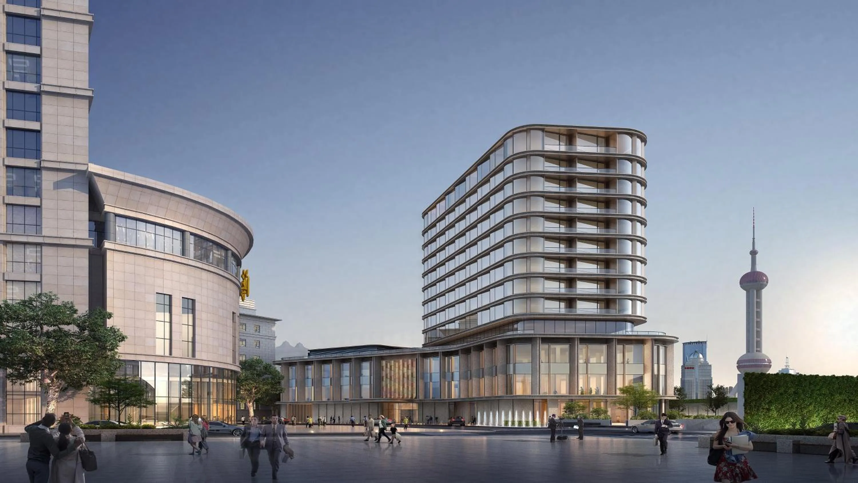 Property building in Regent Shanghai on the Bund