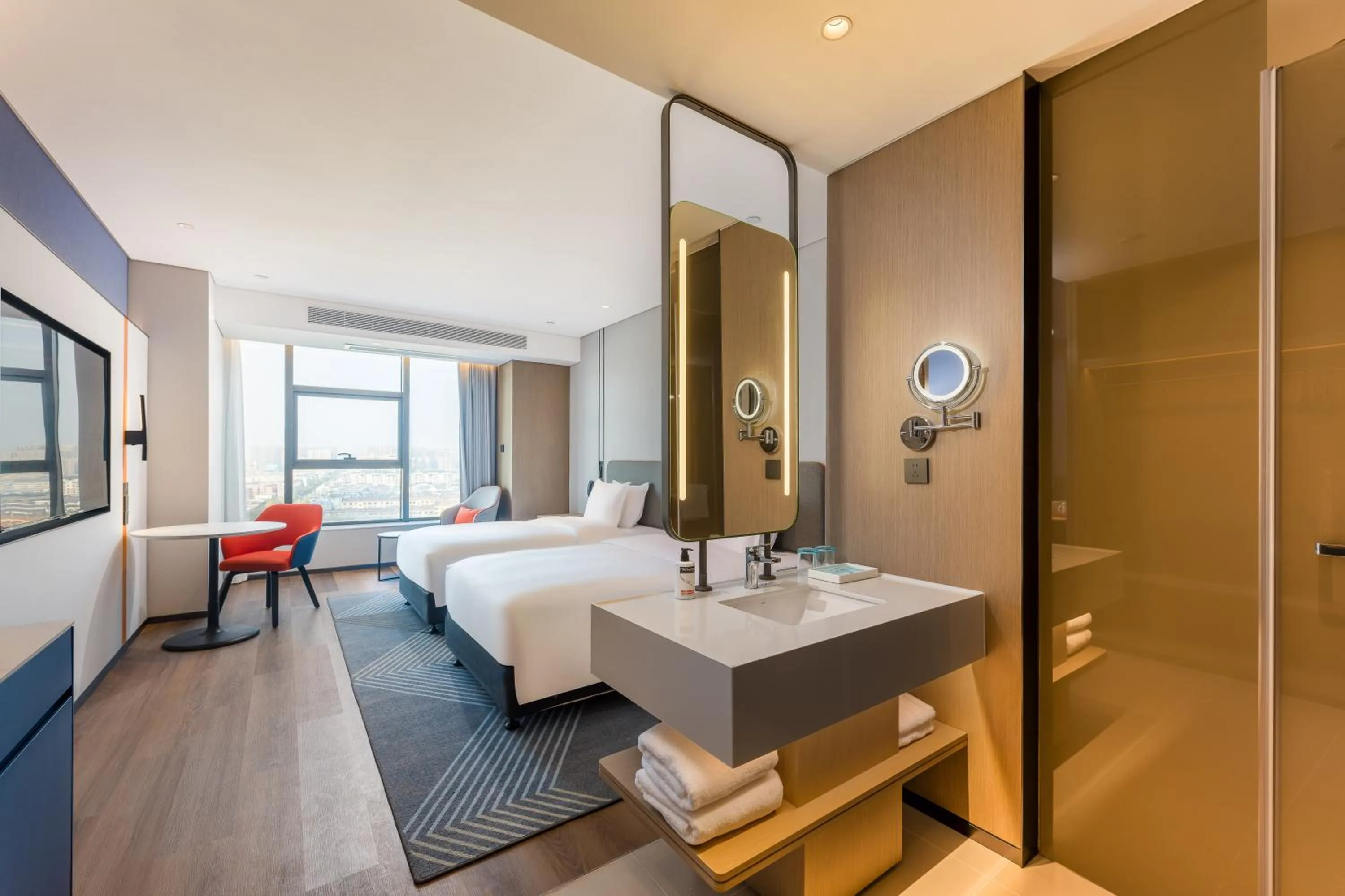 Seating Area in Holiday Inn Express Heze City Center, an IHG Hotel