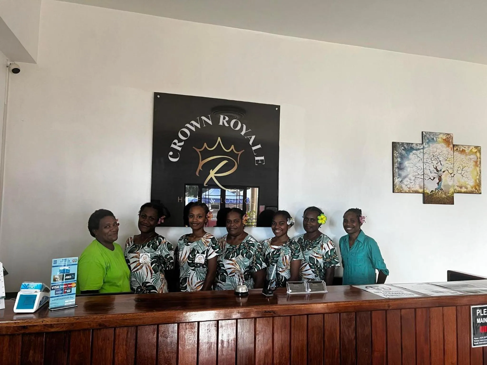 Lobby or reception in Crown Royale Hotel & Lounge