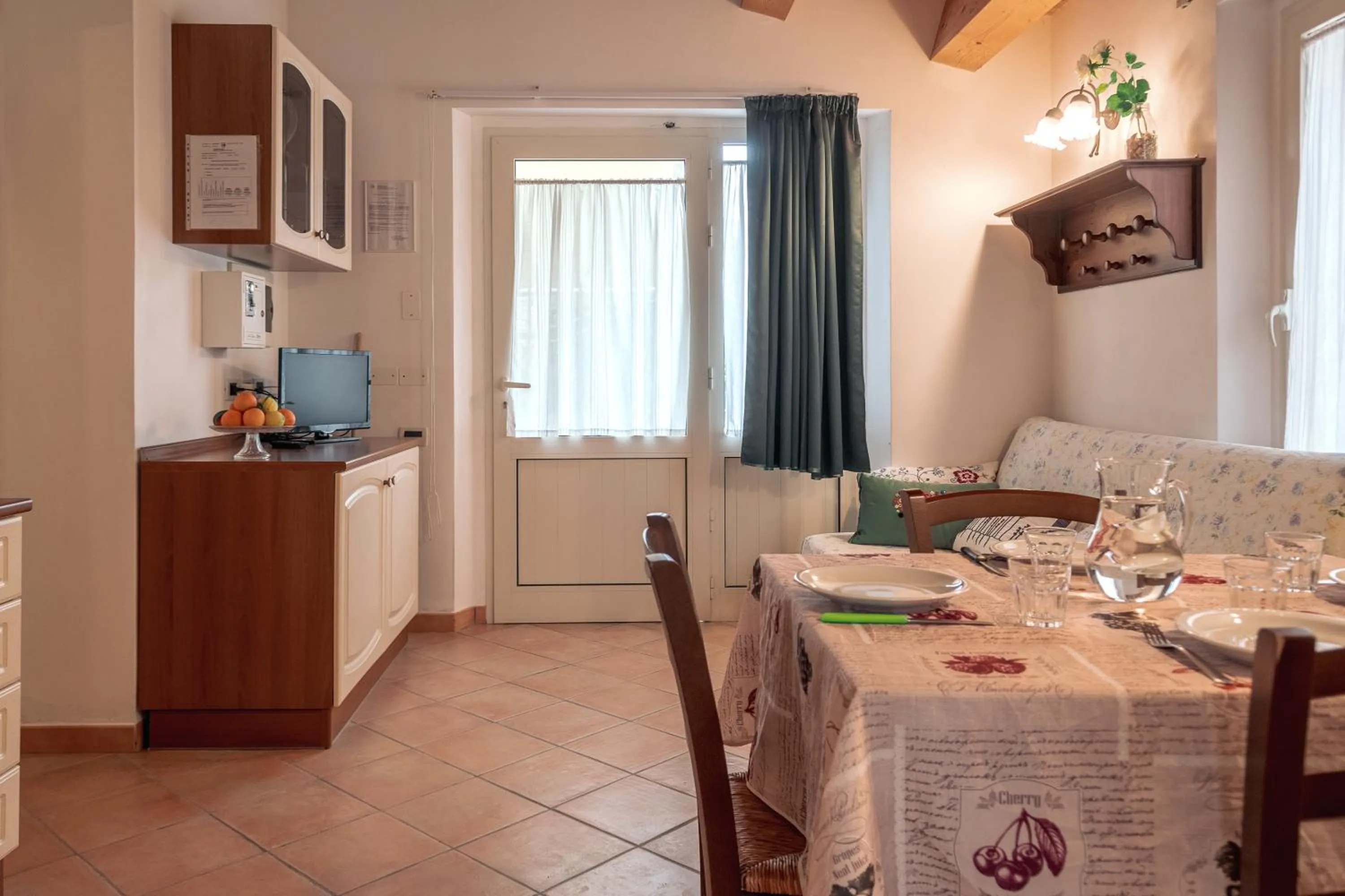 Kitchen or kitchenette in Agriturismo Case al Sole