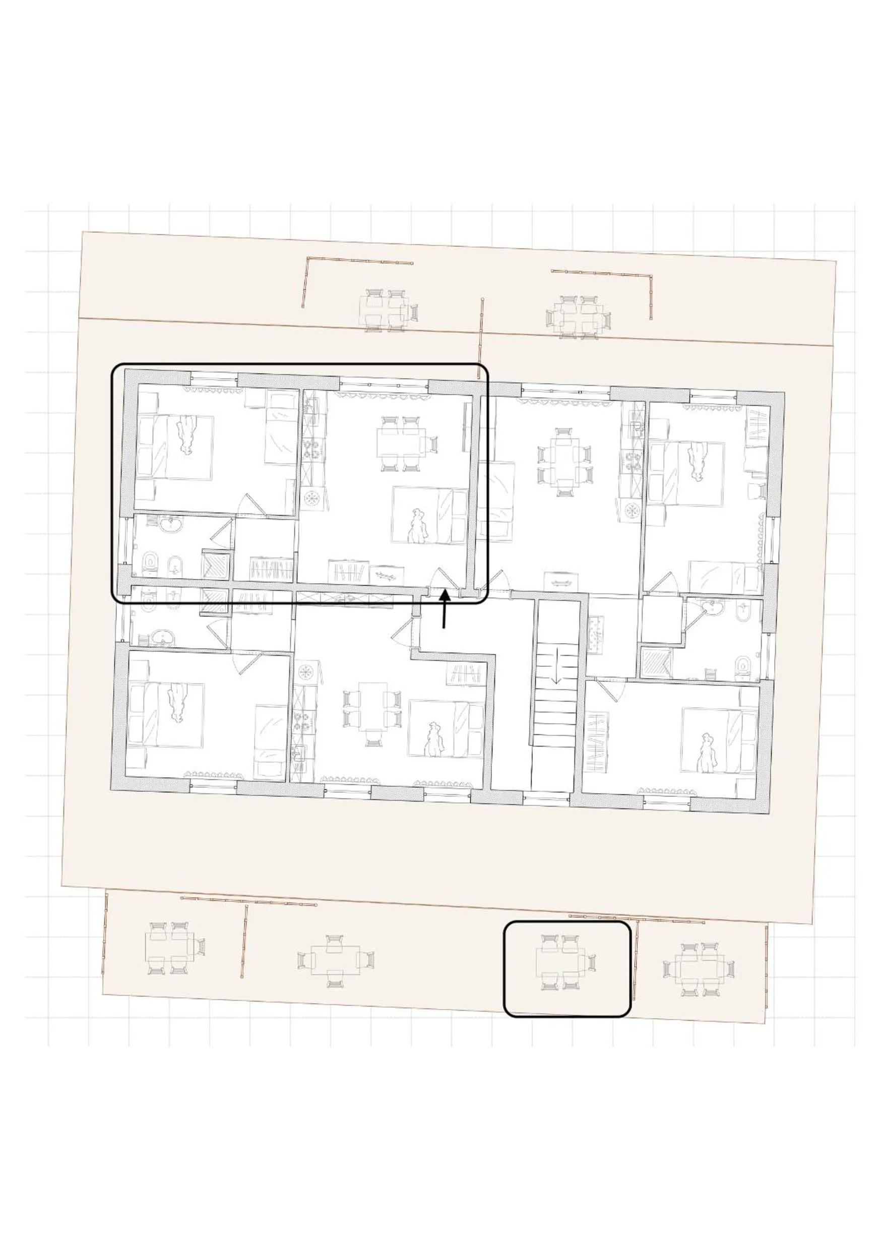 Floor plan in Agriturismo Case al Sole