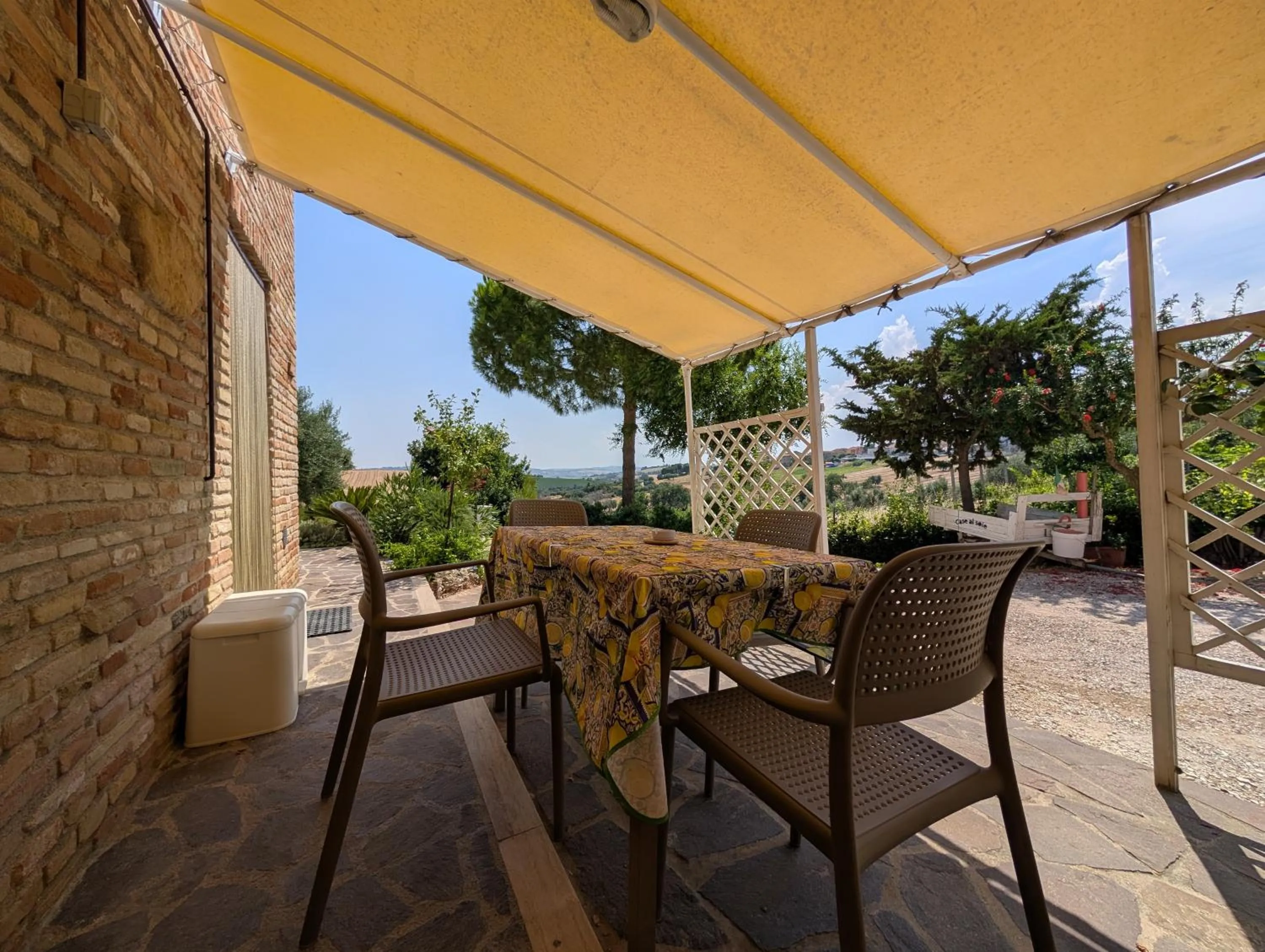 Patio in Agriturismo Case al Sole