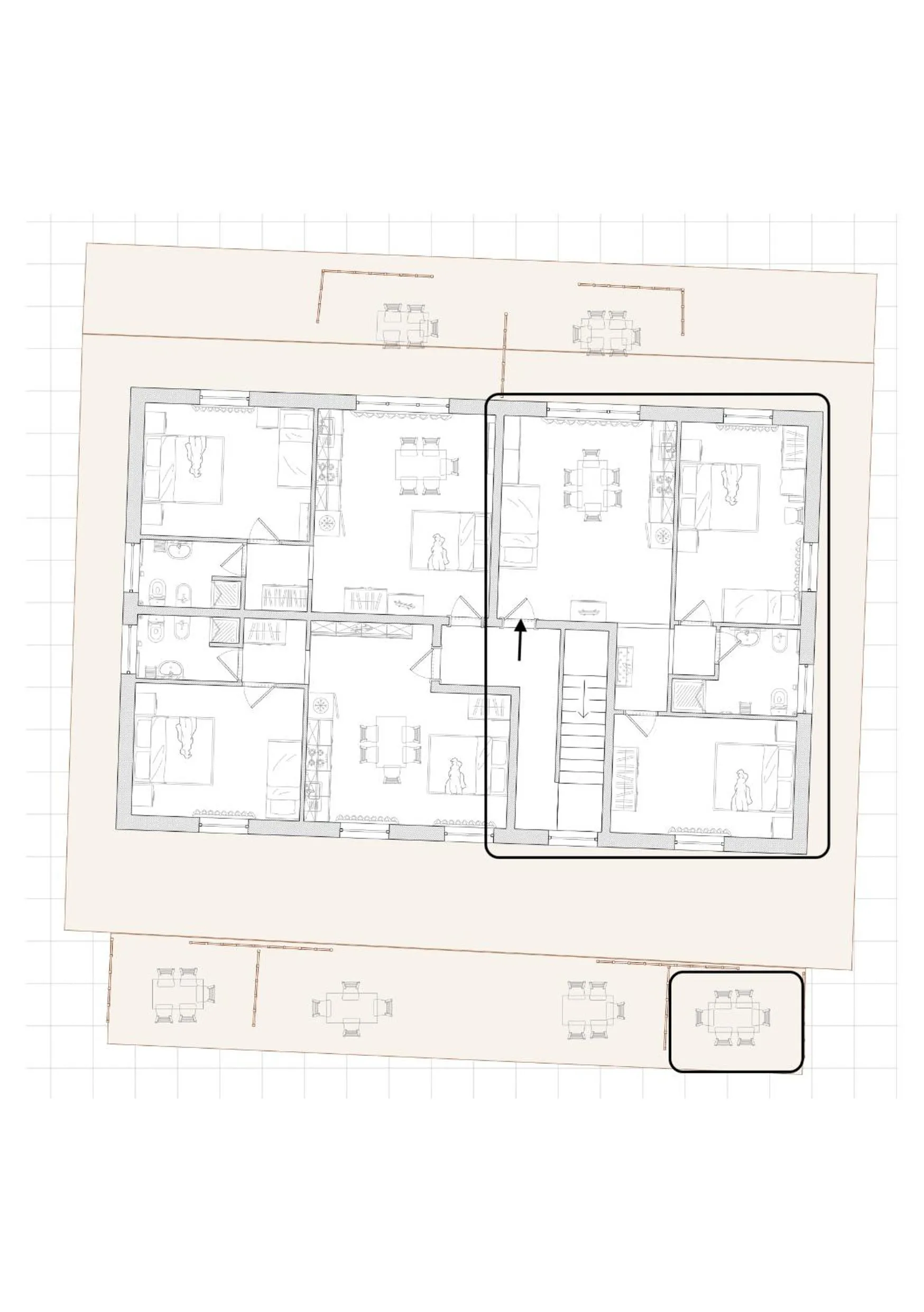Floor plan in Agriturismo Case al Sole
