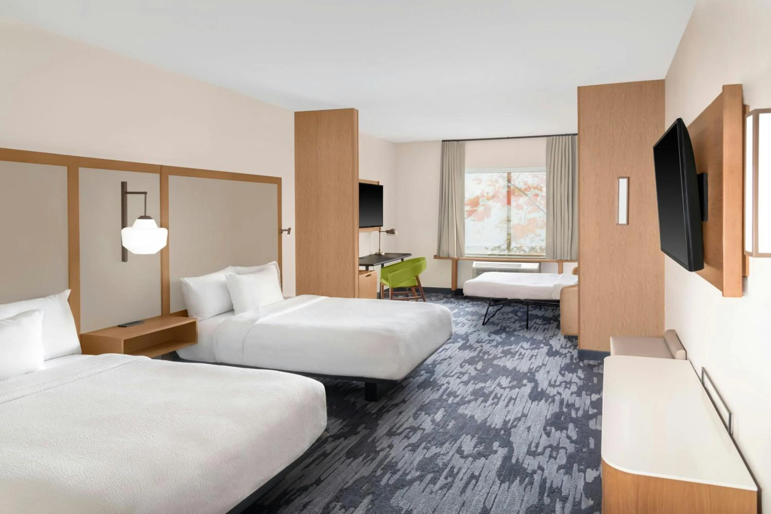 Bedroom, Bed in Fairfield by Marriott Inn & Suites Detroit Taylor