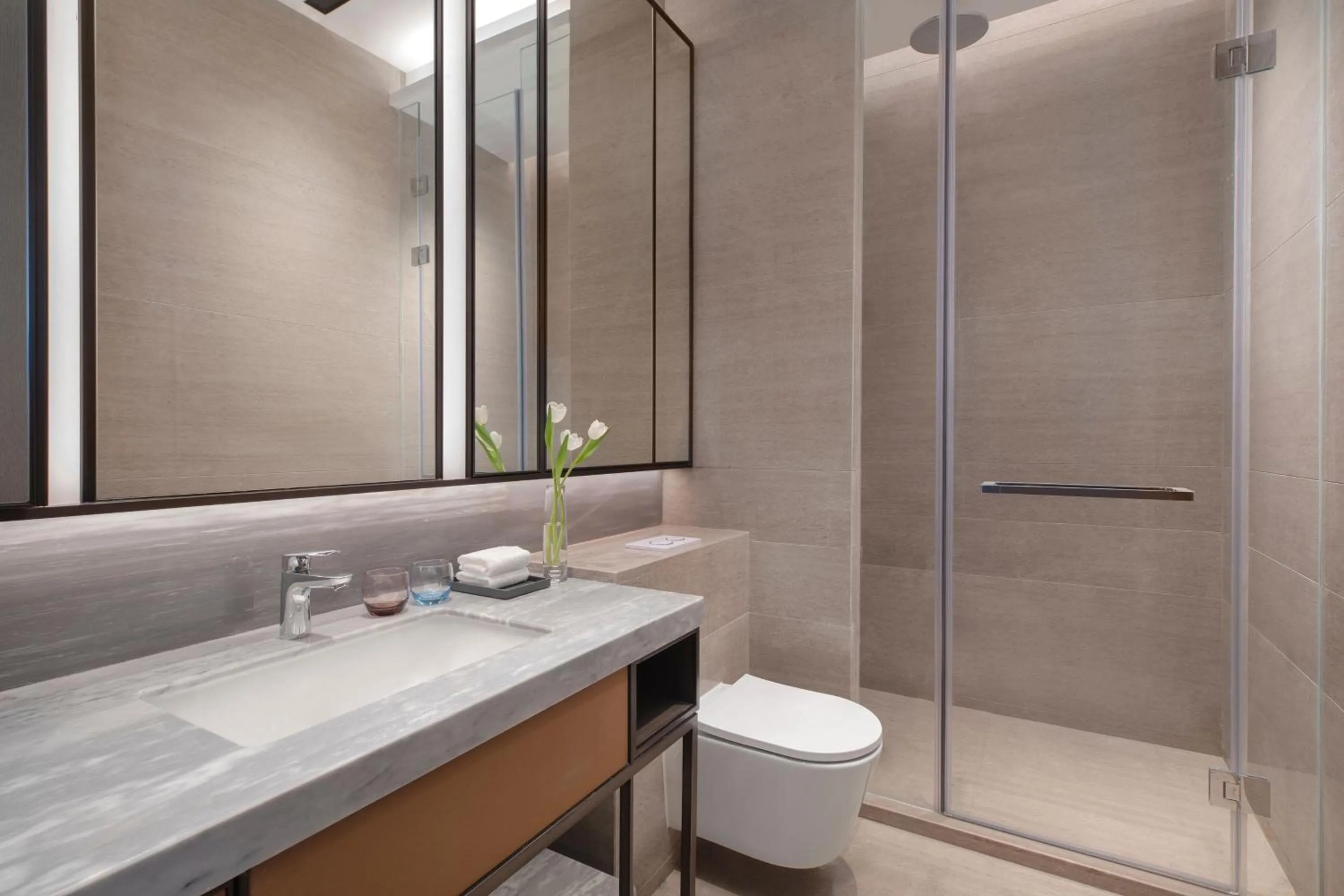 Bedroom in Marriott Executive Apartments Hangzhou