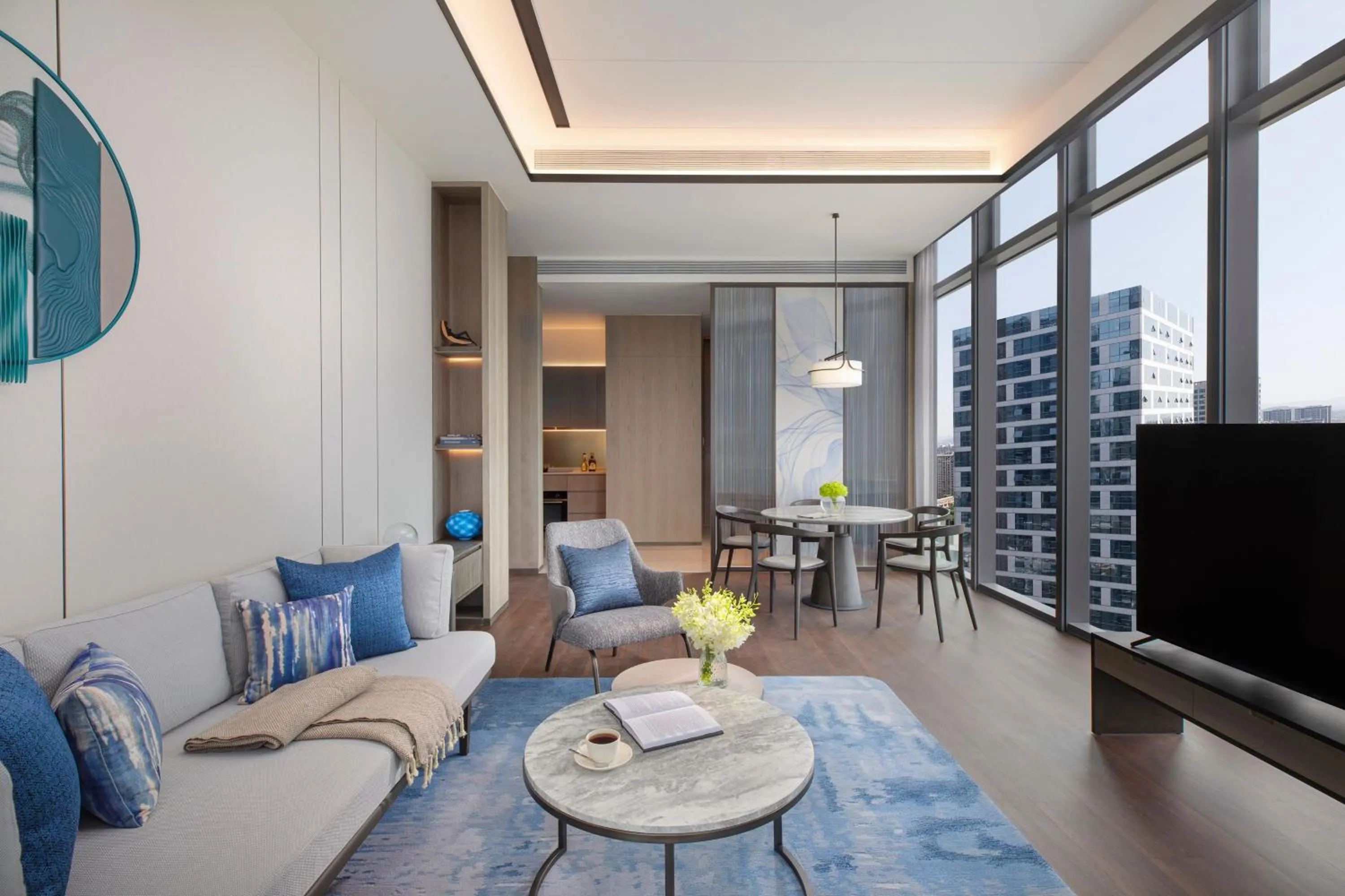 Bedroom in Marriott Executive Apartments Hangzhou