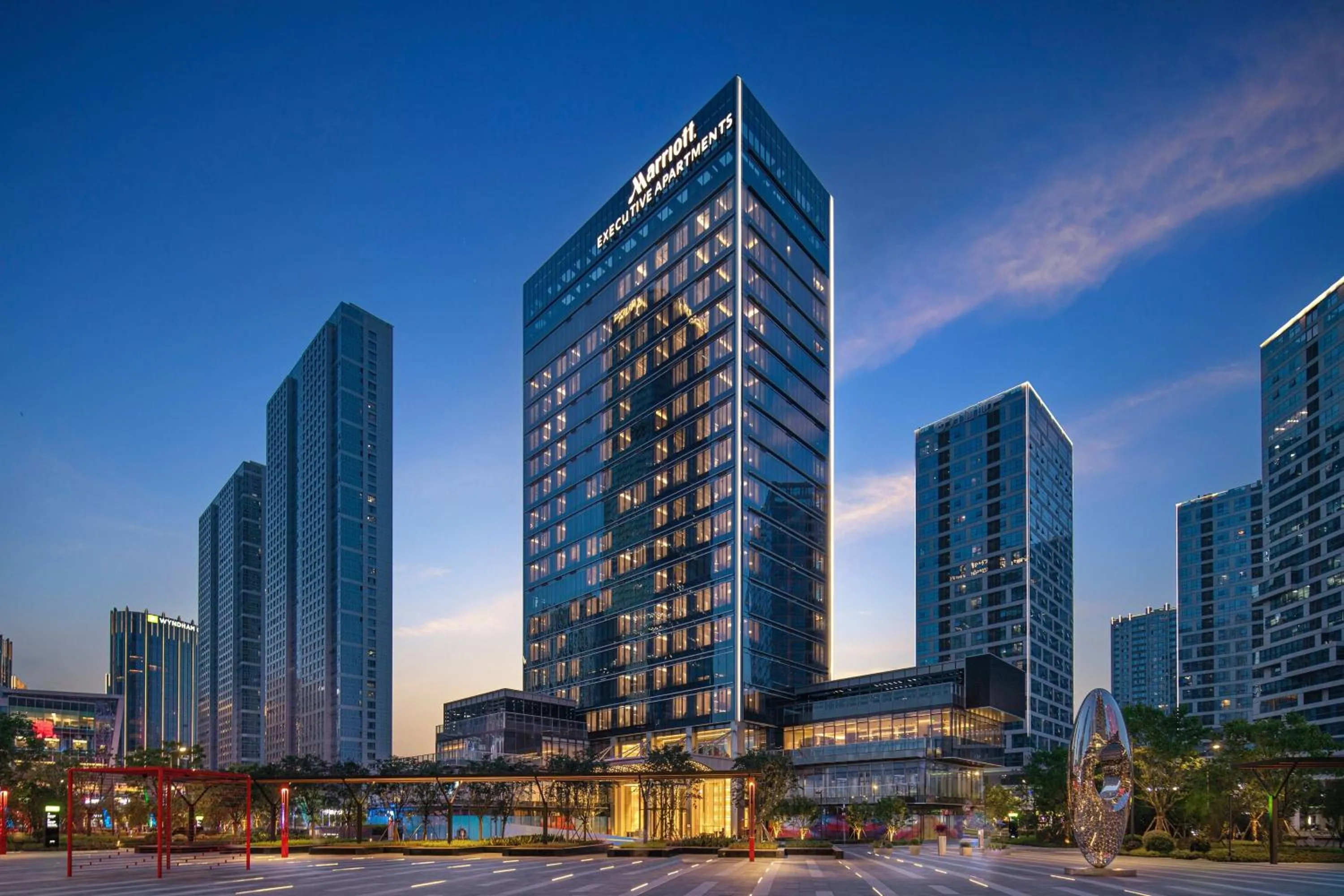 Property building in Marriott Executive Apartments Hangzhou