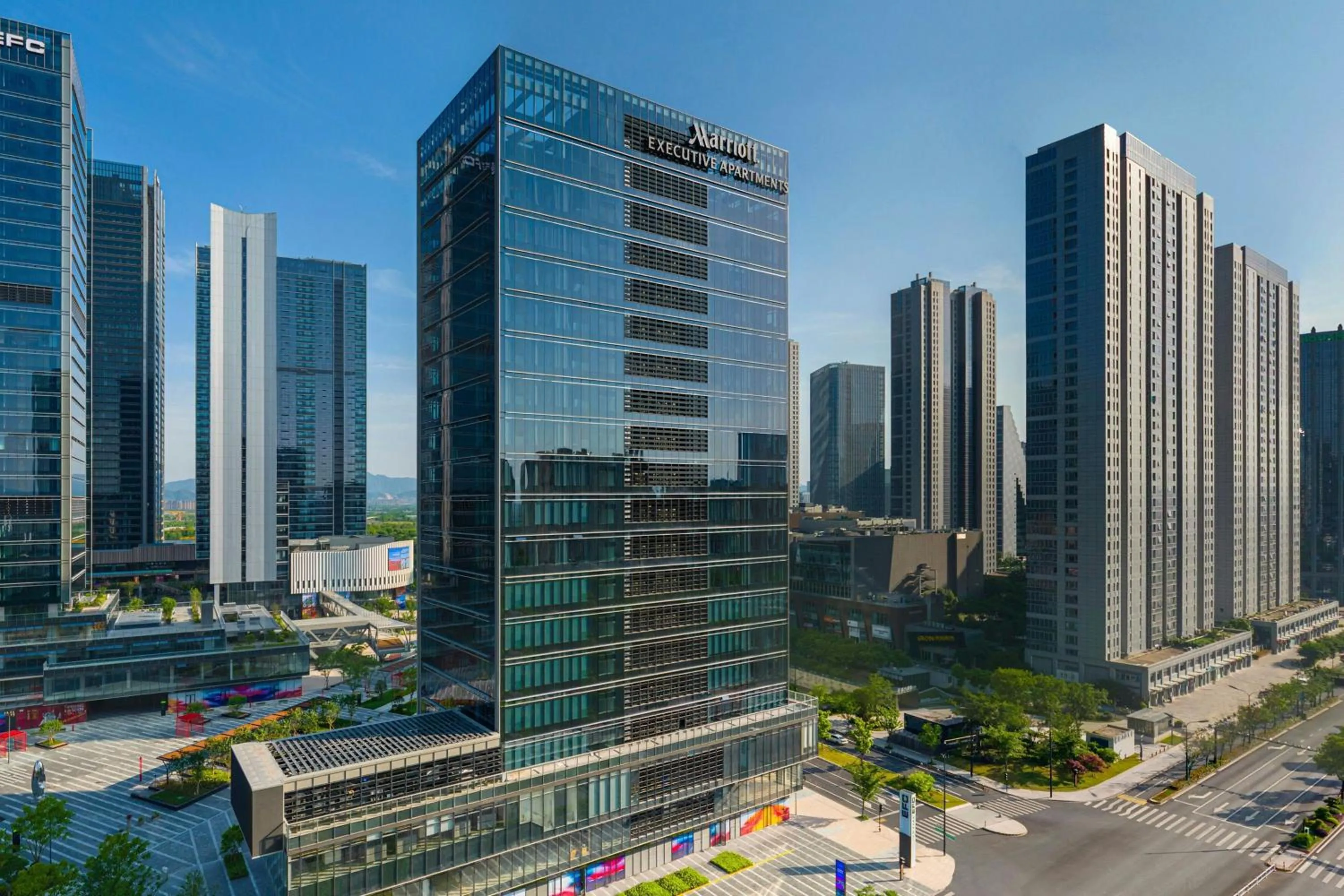 Property building in Marriott Executive Apartments Hangzhou
