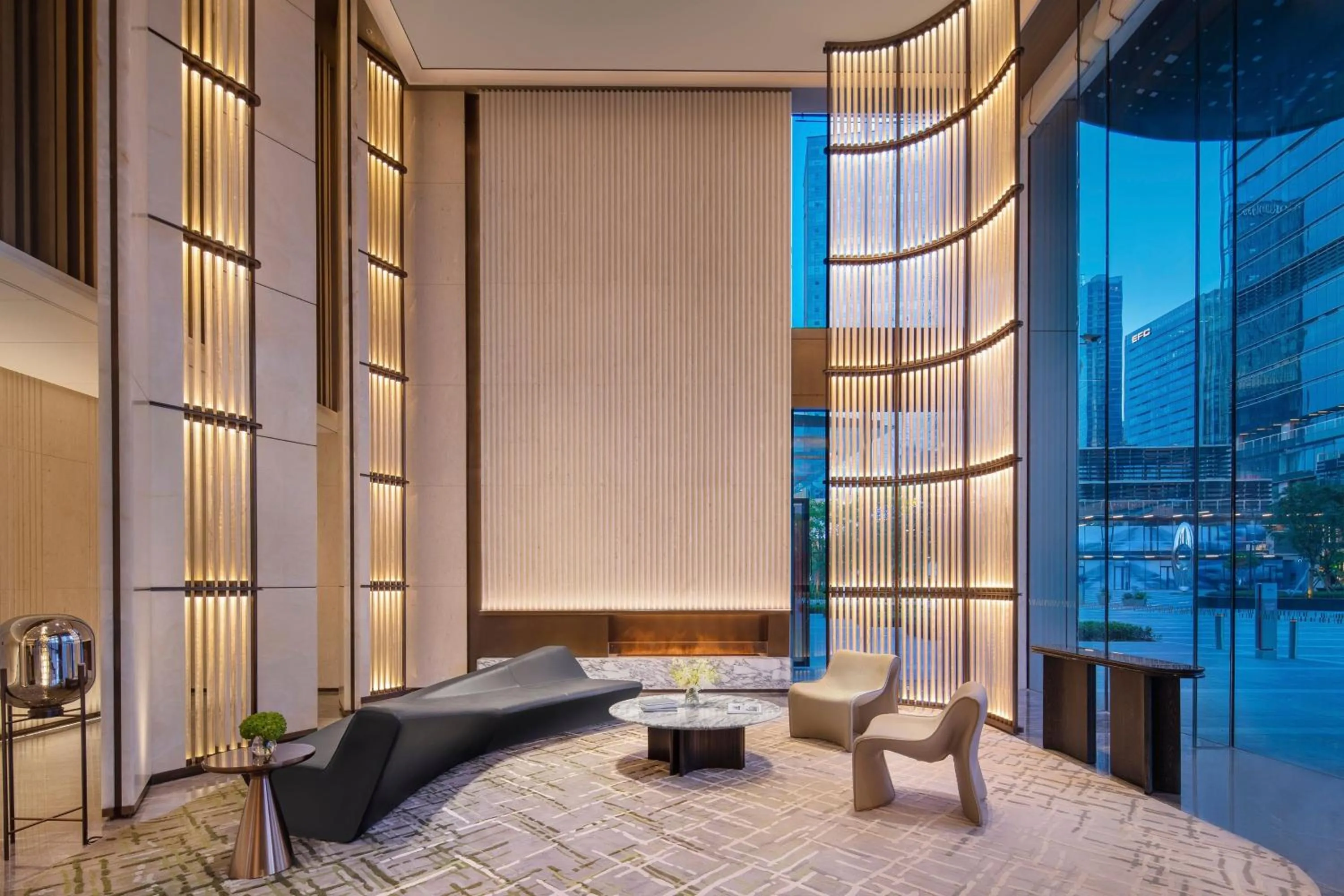 Lobby or reception in Marriott Executive Apartments Hangzhou