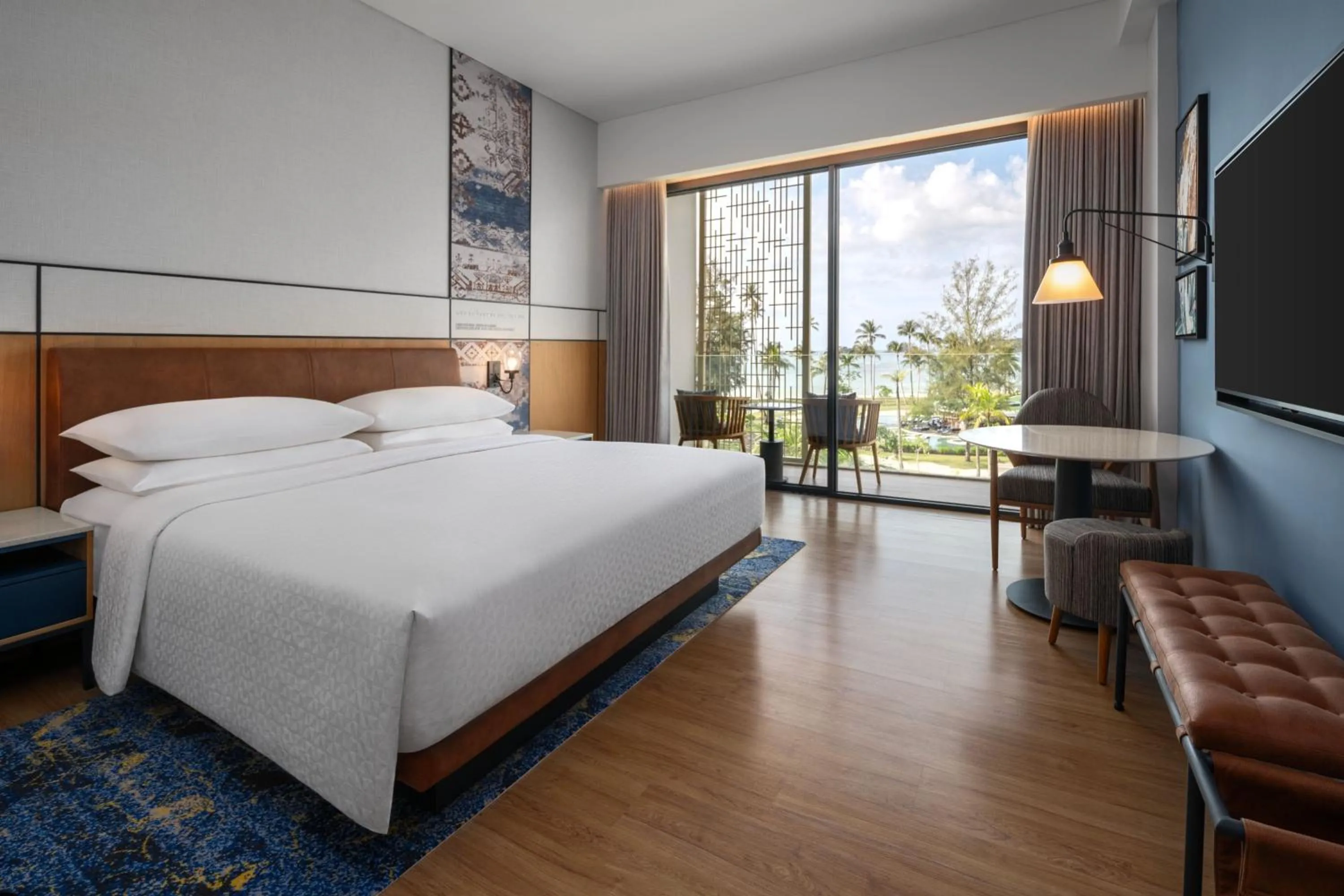 Swimming pool, Bed in Four Points by Sheraton Bintan, Lagoi Bay