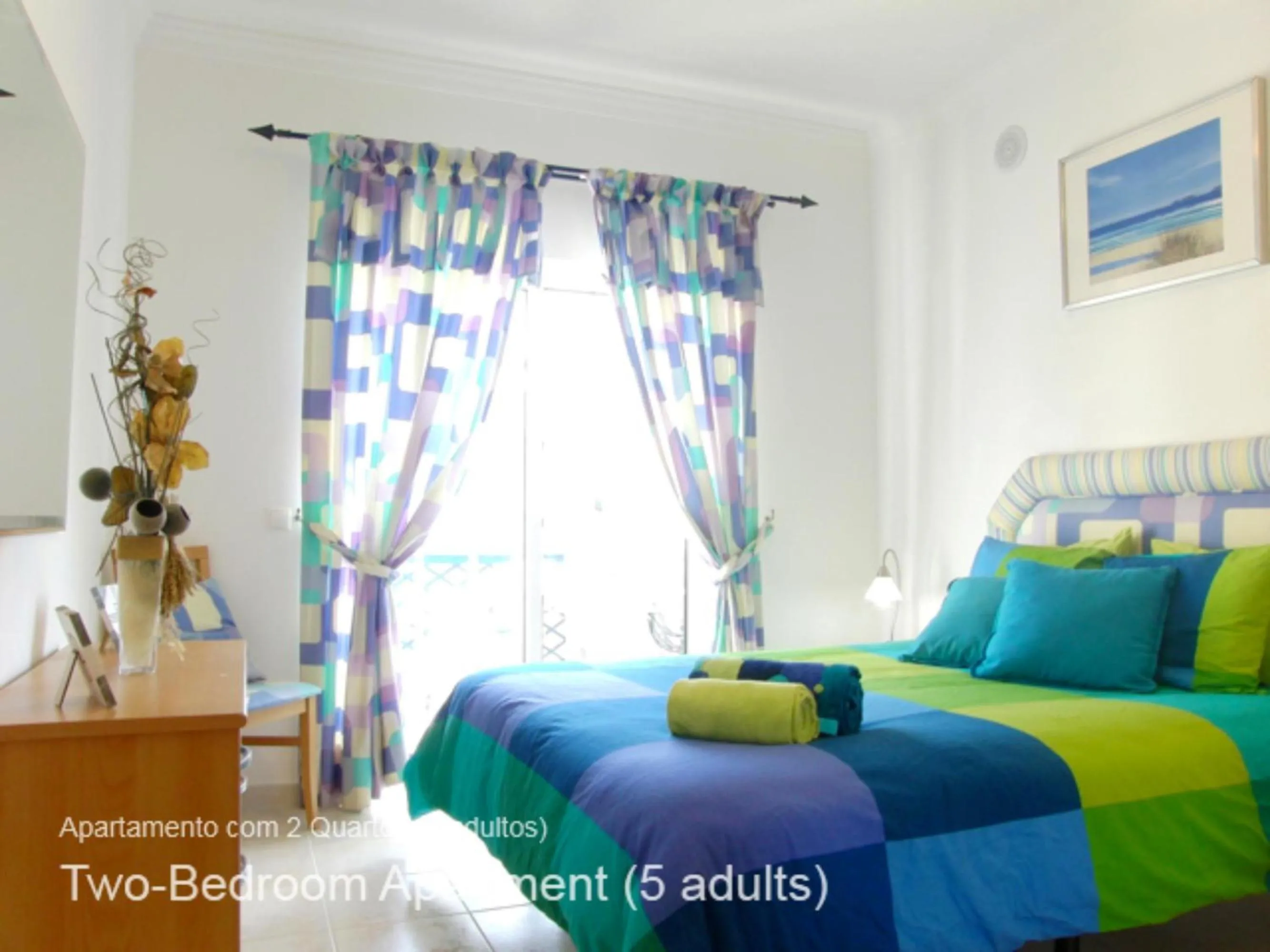 Bedroom, Bed in Akisol Albufeira Ocean II