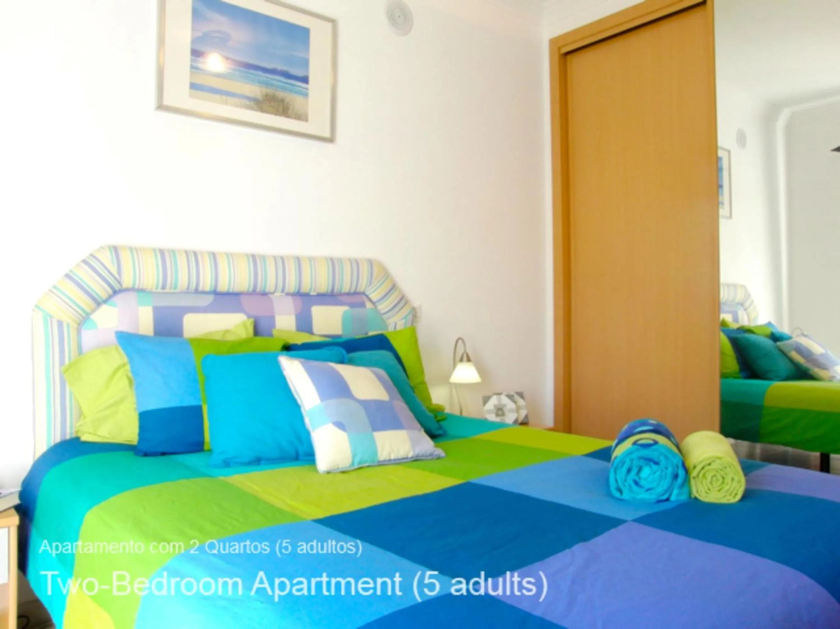Bedroom, Bed in Akisol Albufeira Ocean II