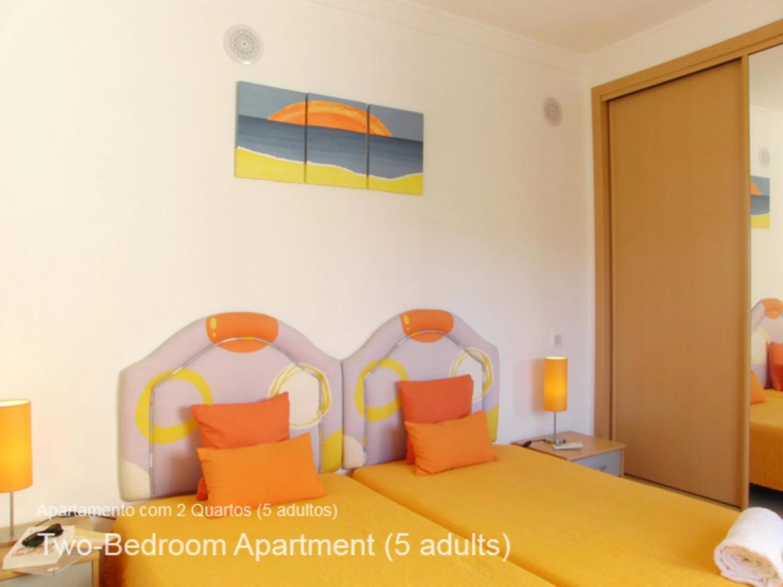 Bedroom, Bed in Akisol Albufeira Ocean II