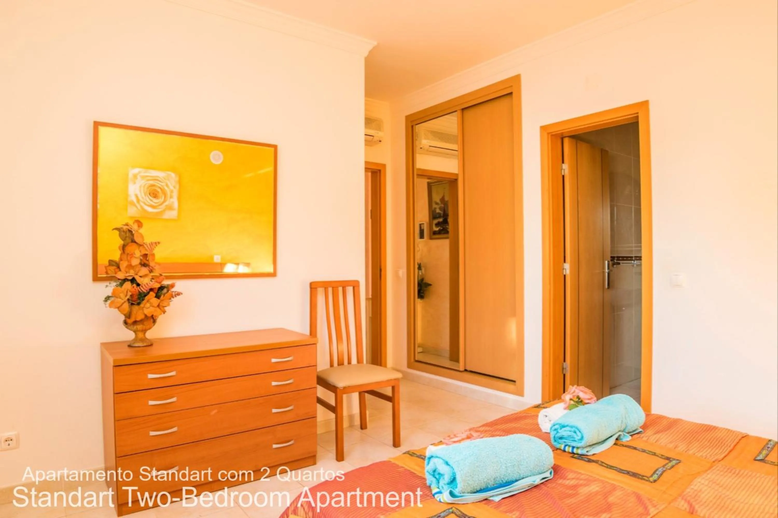 Bedroom, Bed in Akisol Albufeira Ocean II