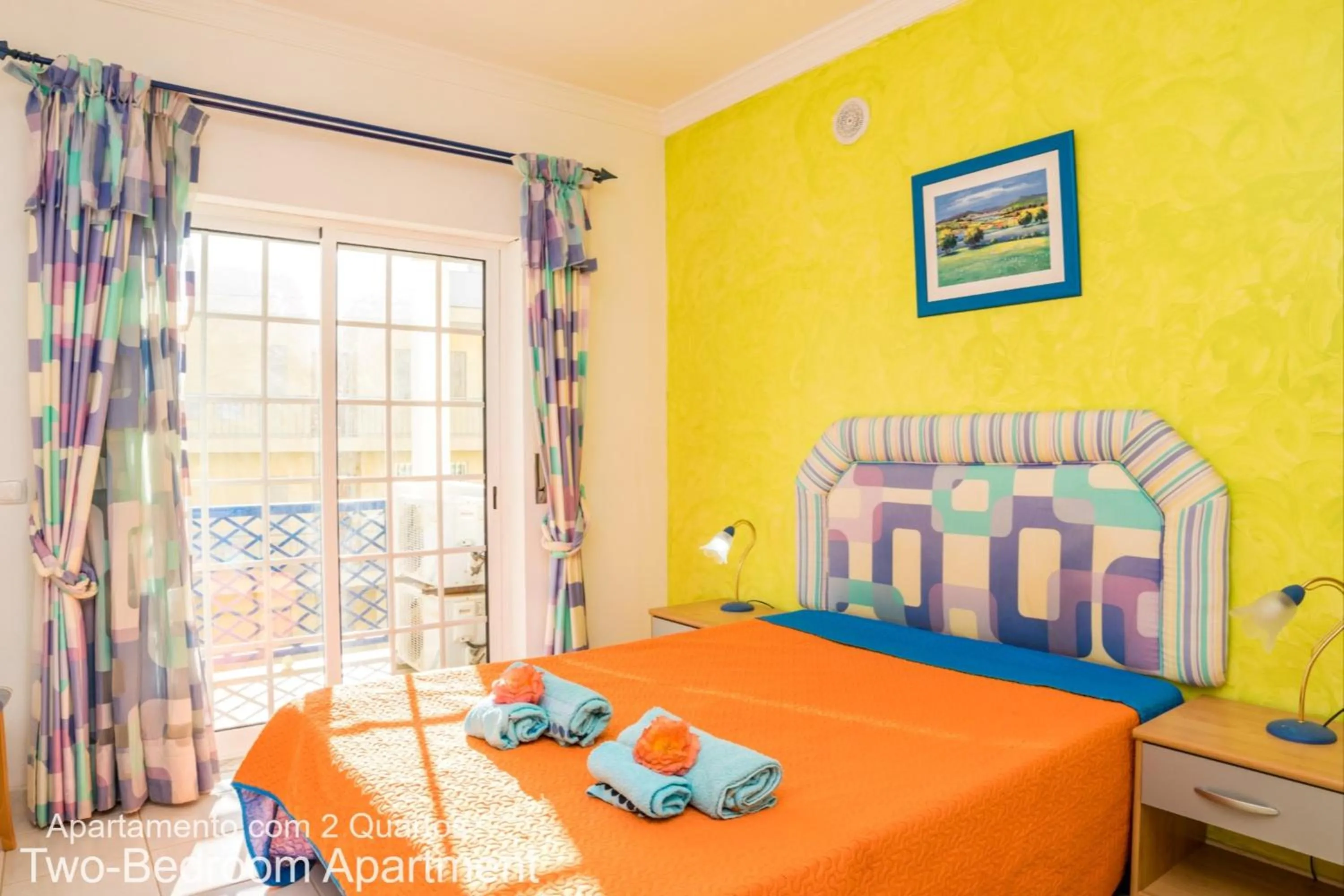 Bedroom, Bed in Akisol Albufeira Ocean II