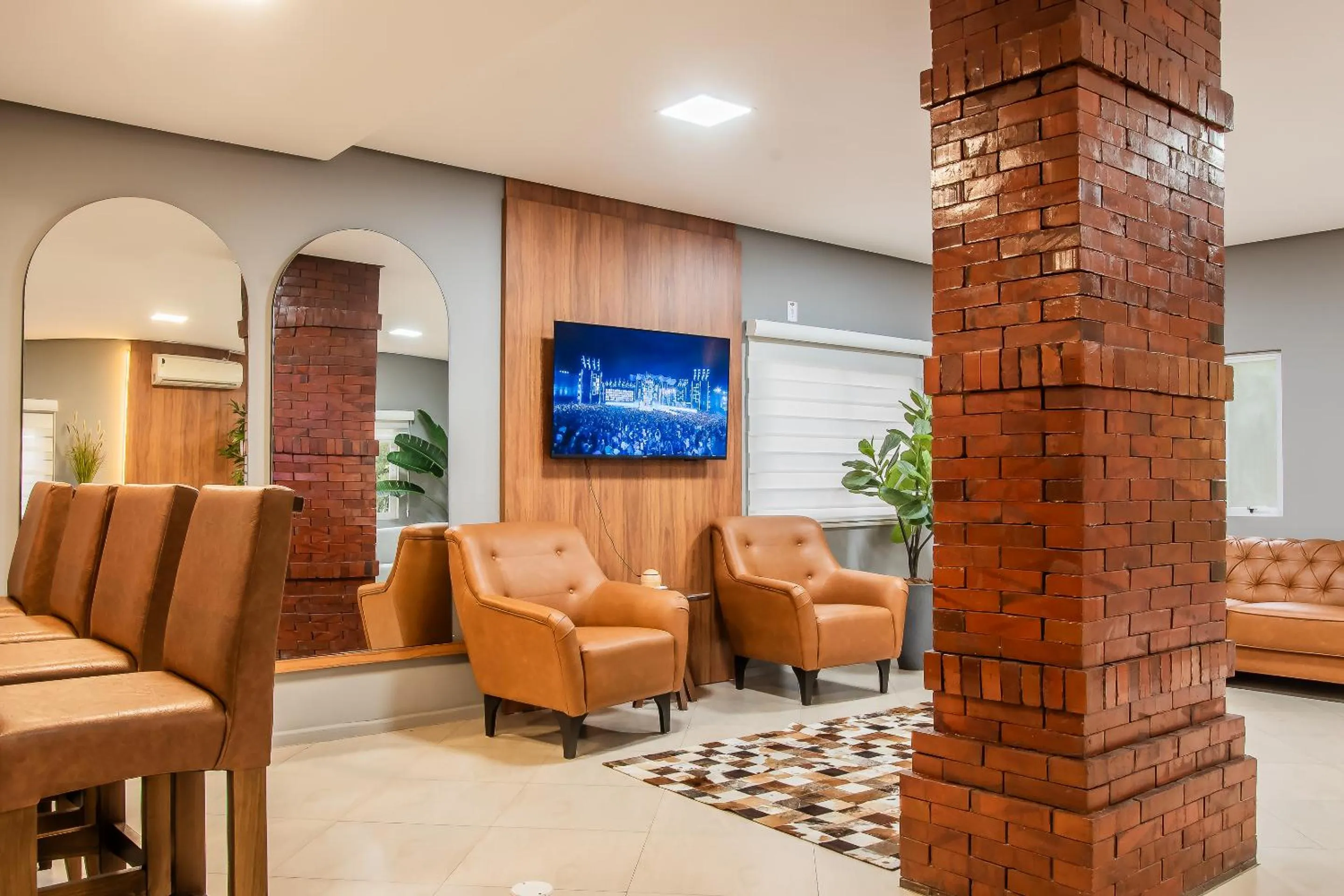 Lobby or reception in Hotel Serra Canela