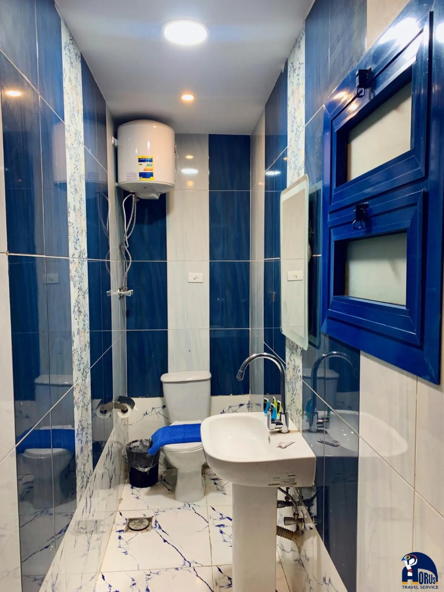 Bathroom in Horus Horizon INN Pyramids View