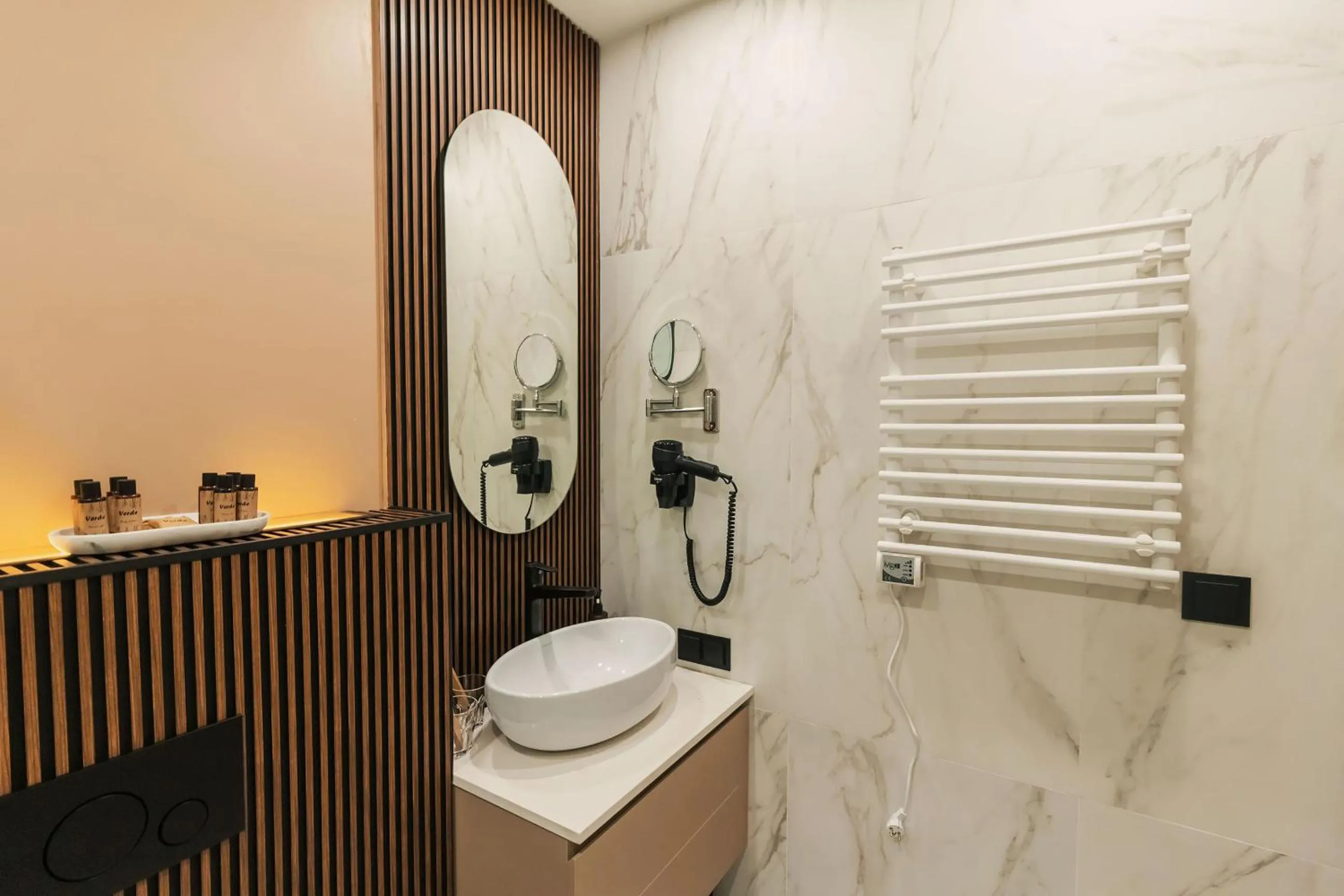 fireplace in Hotel Monday by DNT Group