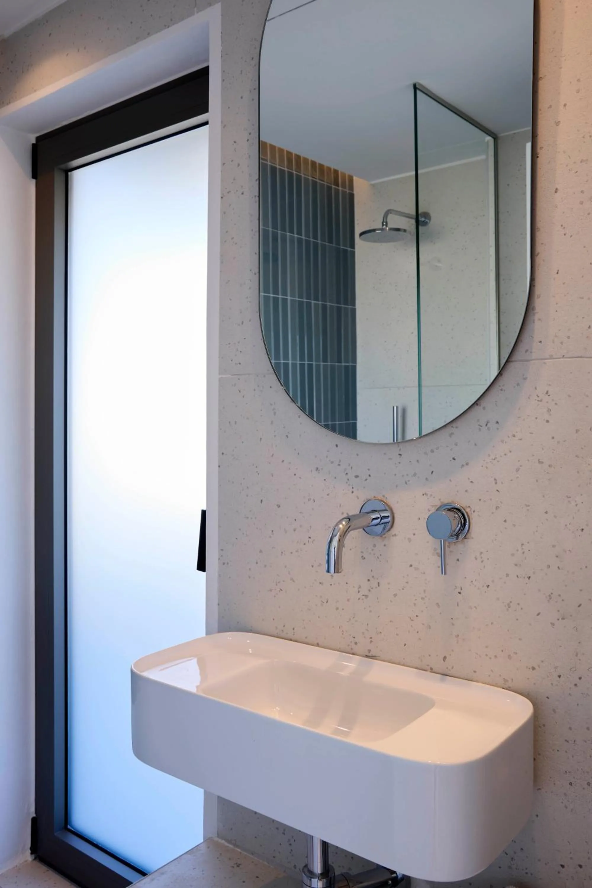 Bathroom in Twinn Downtown Piraeus, Santikos Collection