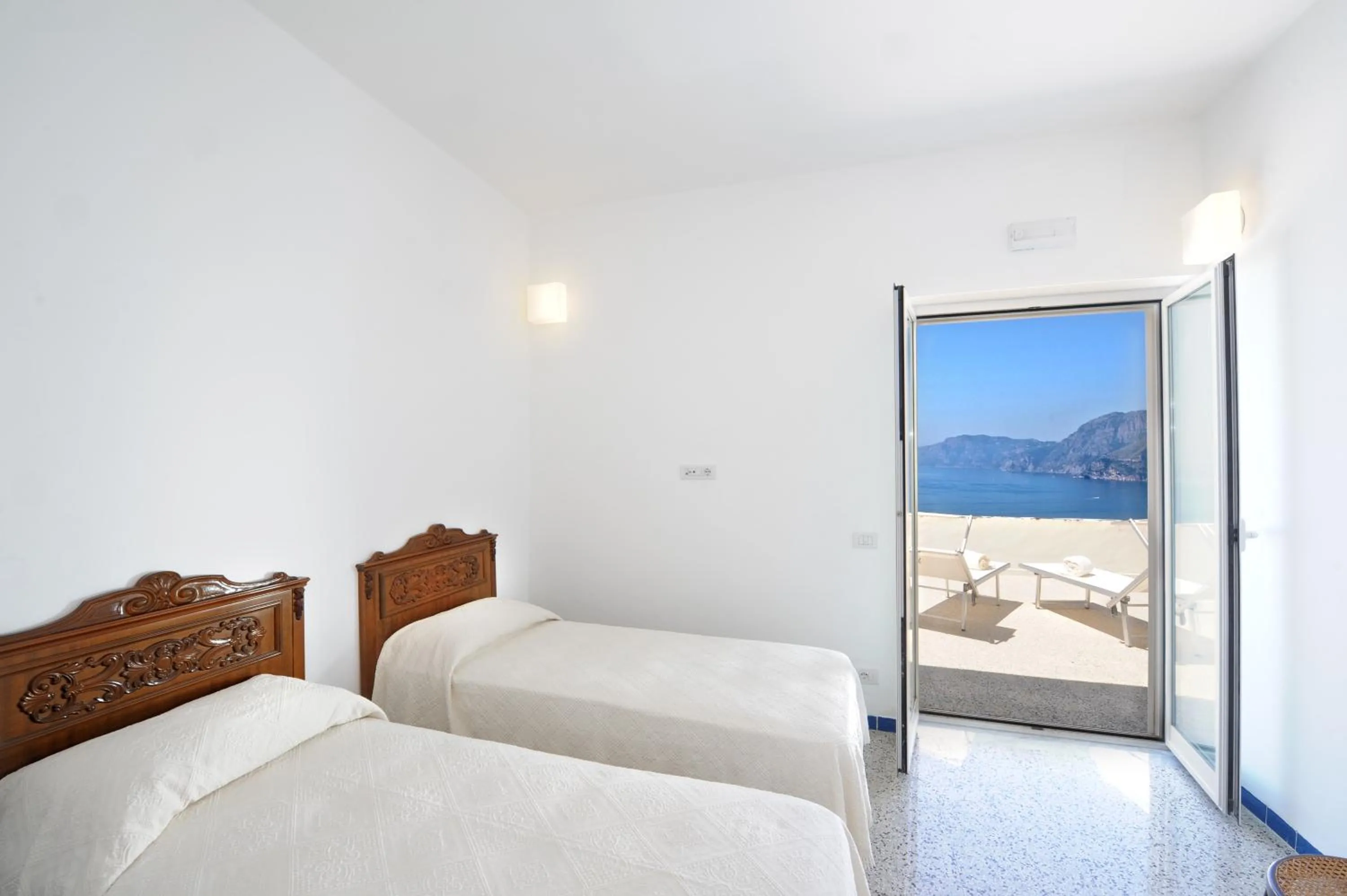 Balcony/Terrace, Bed in My Shazzy with amazing Sea View terrace