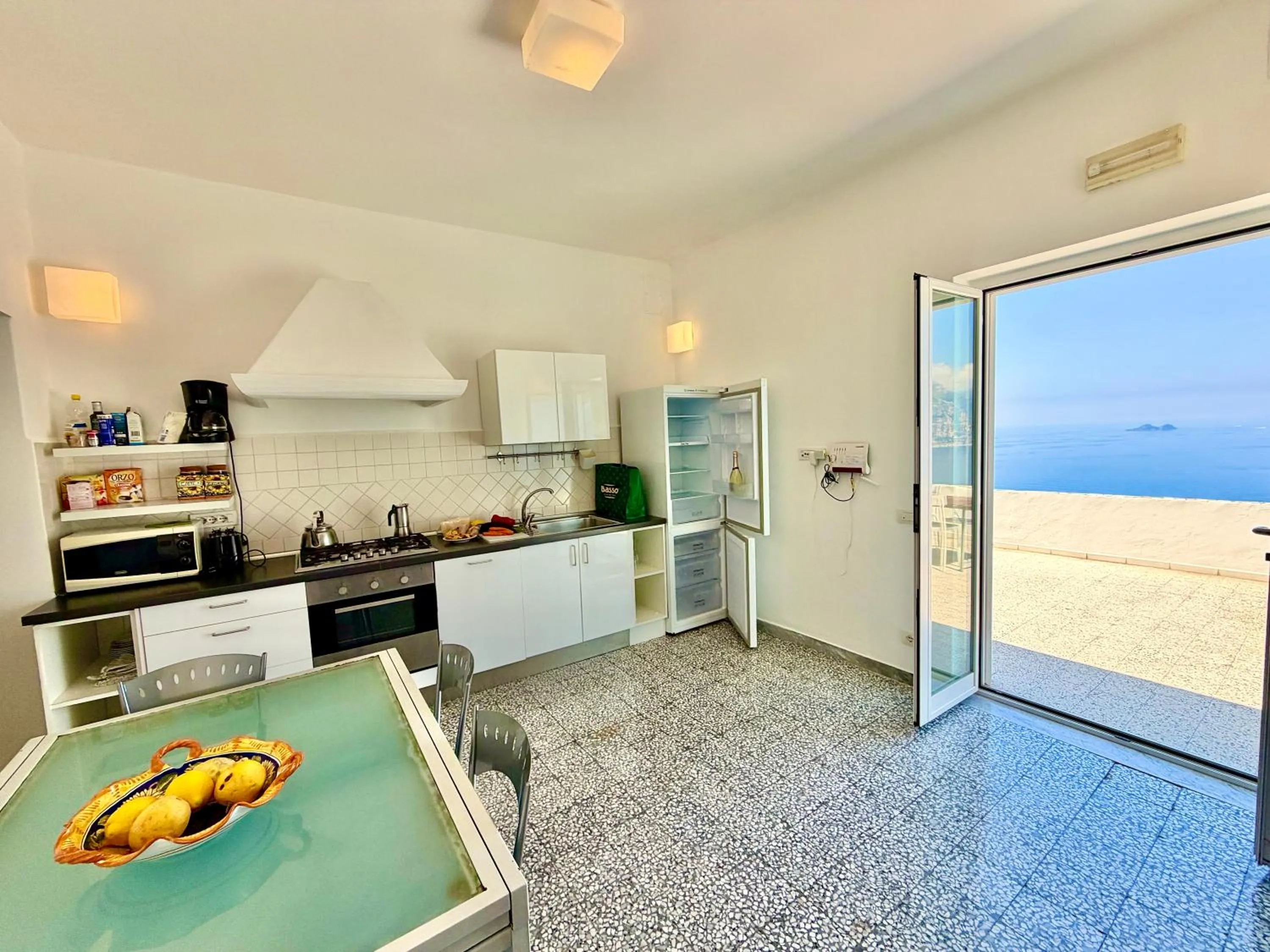 Kitchen or kitchenette in My Shazzy with amazing Sea View terrace