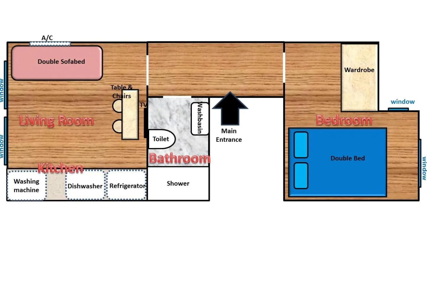 Floor plan in Istanberry - Dream Apartments