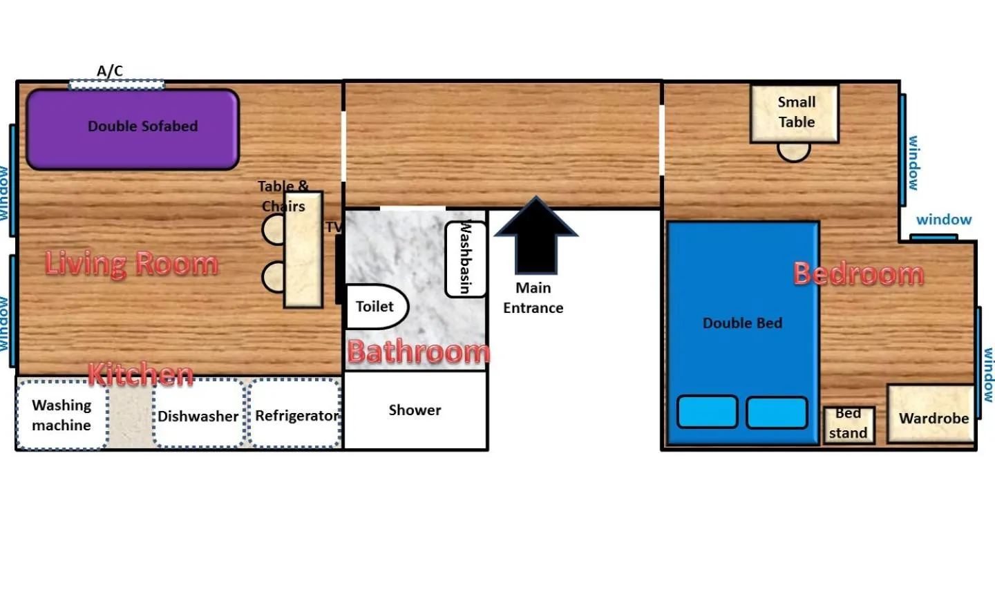 Floor plan in Istanberry - Dream Apartments