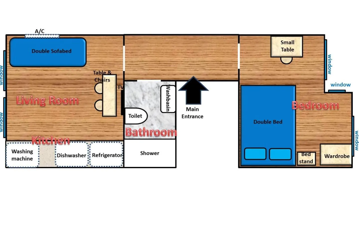 Floor plan in Istanberry - Dream Apartments