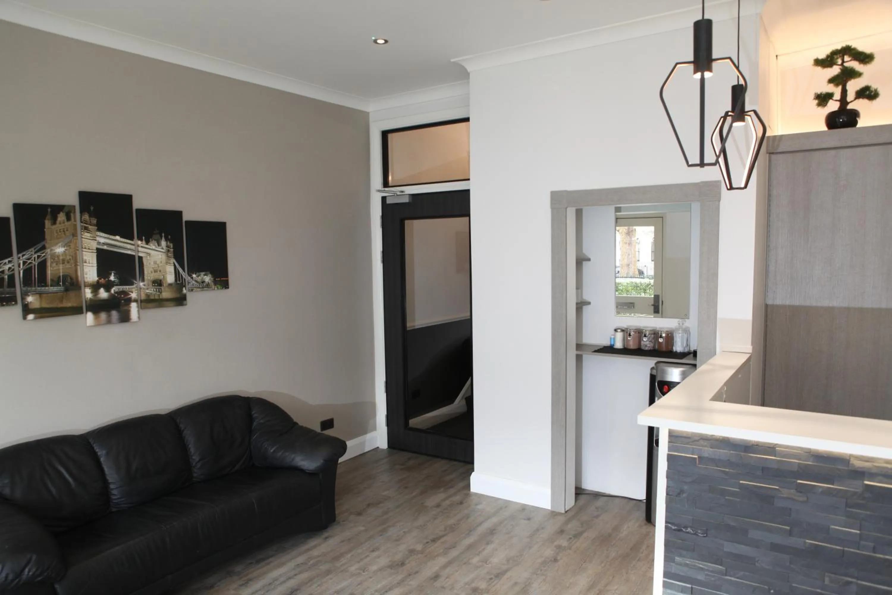 Lobby or reception in The Omega Hotel