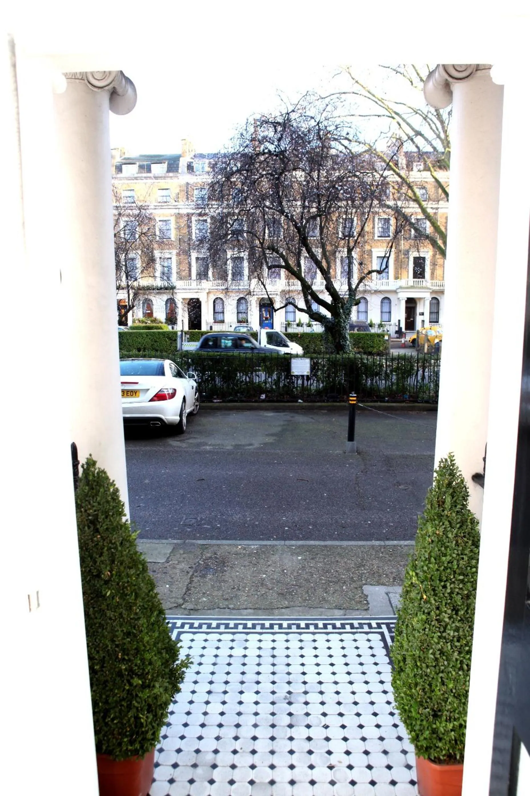 Facade/entrance in The Omega Hotel